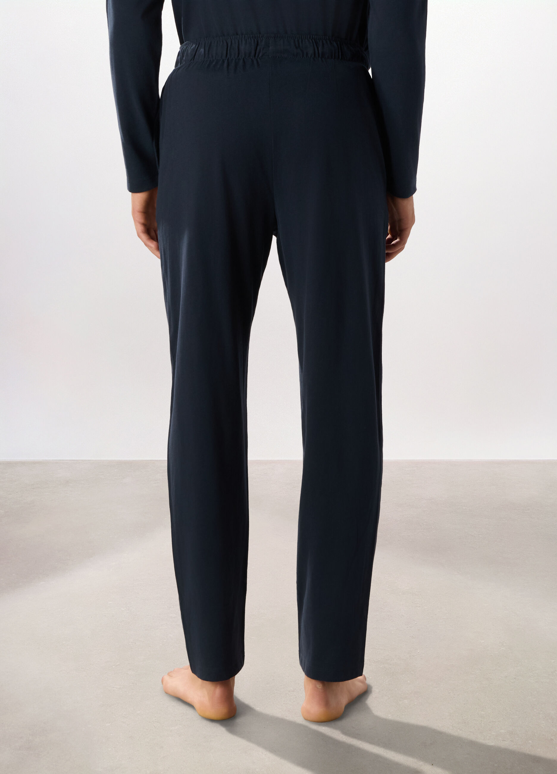 Pantalone lungo del pigiama in puro cotone uomo_1