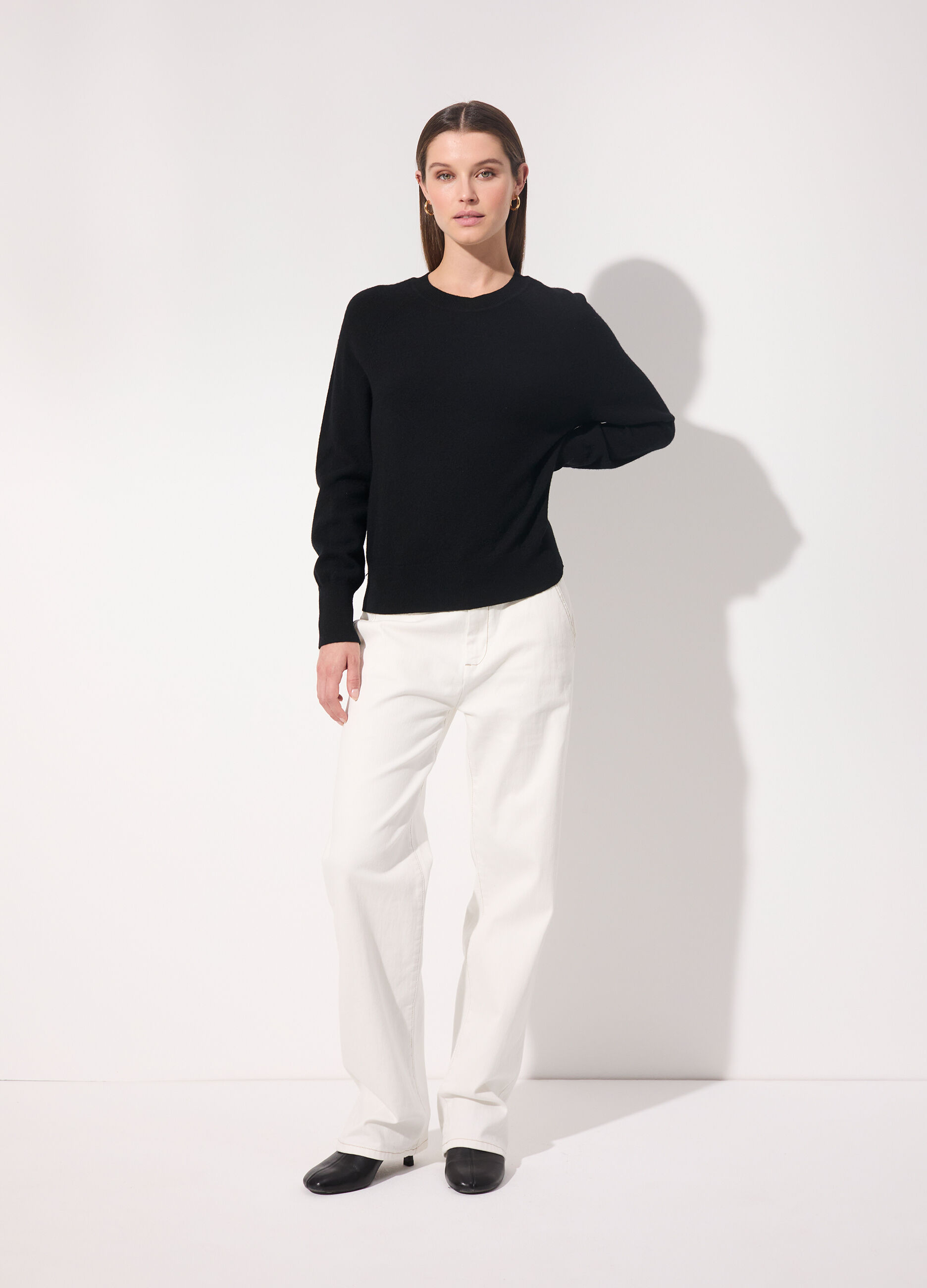 Pullover in pura lana merino donna_0