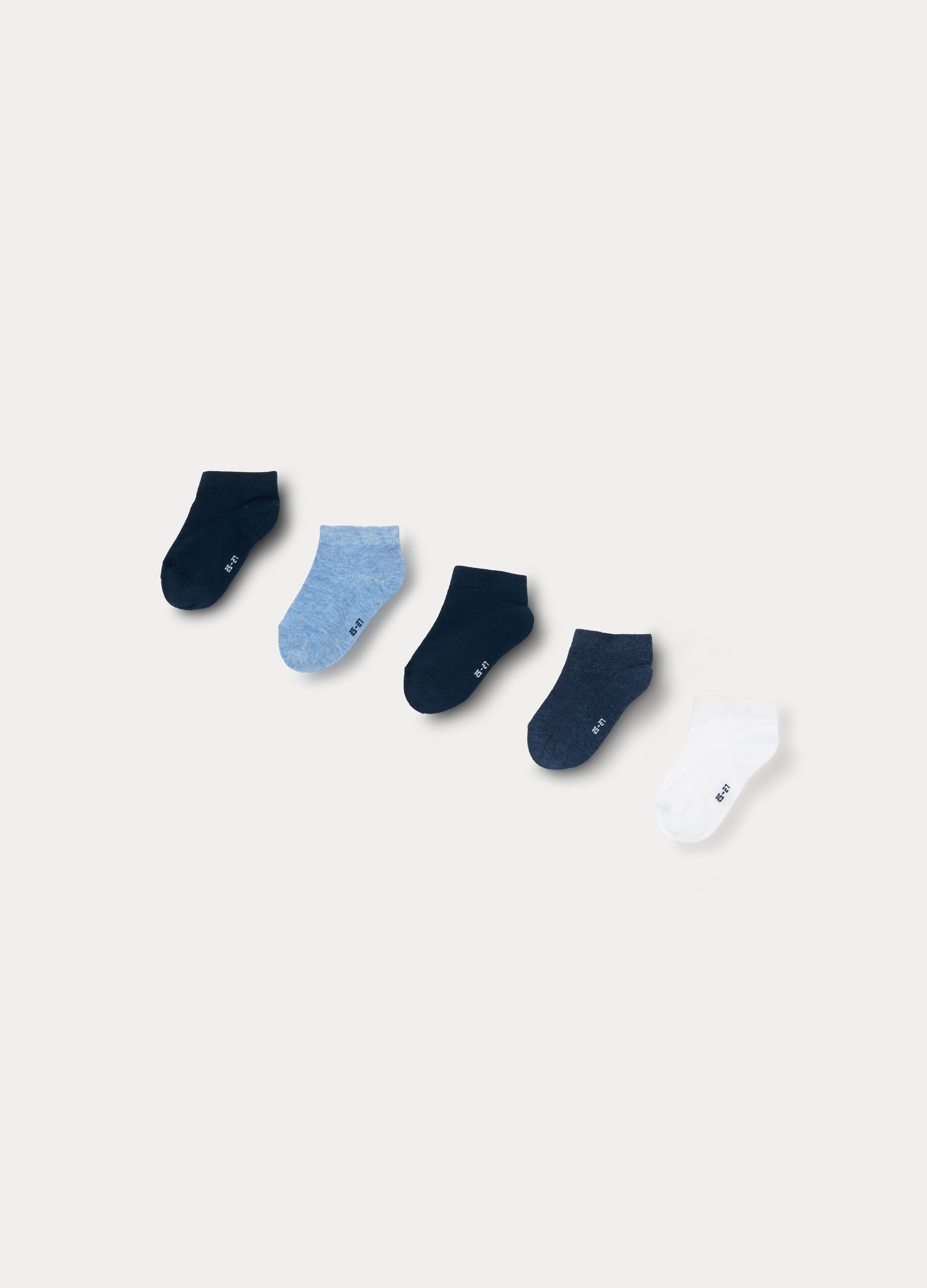 Pack 5 calze corte misto cotone _1