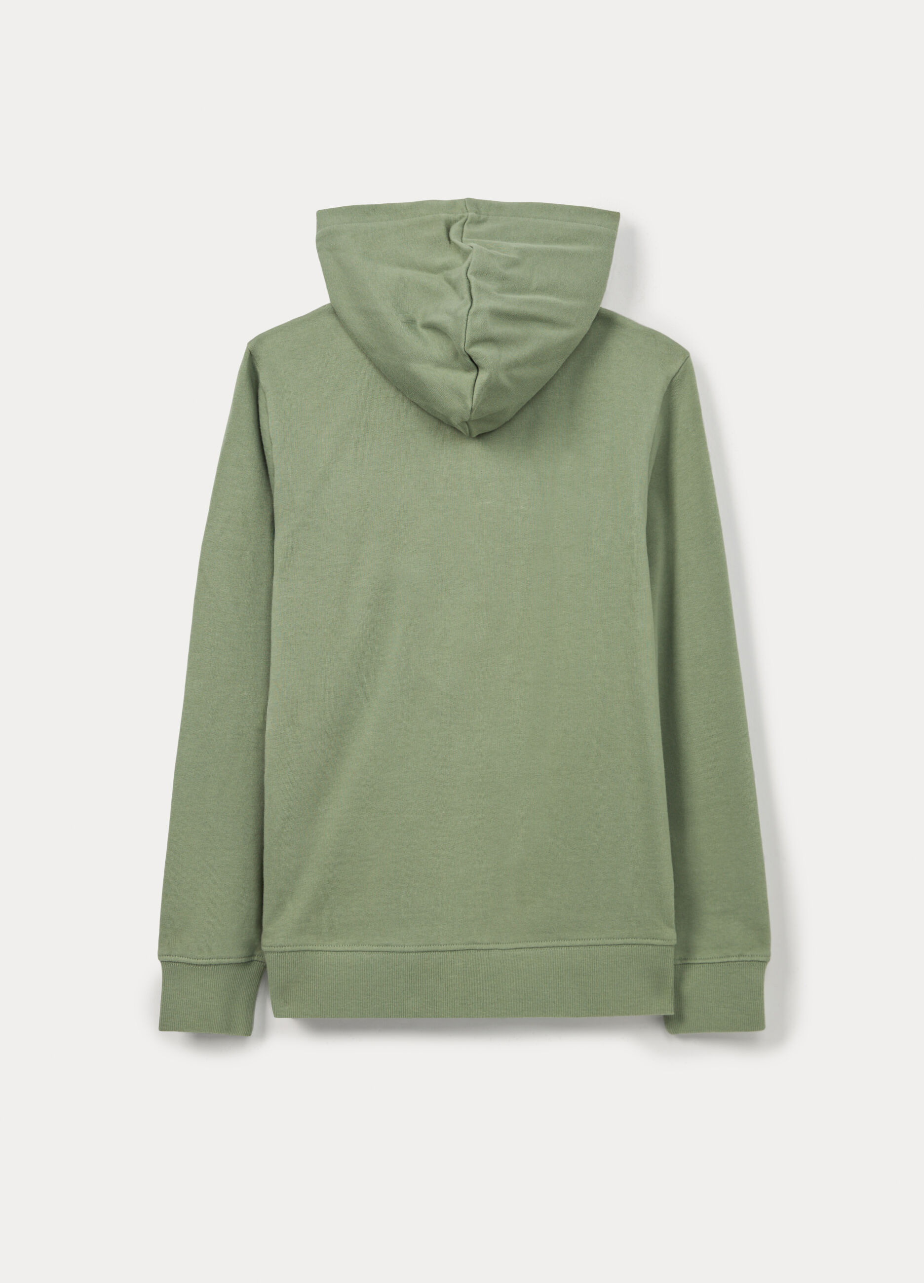 Felpa con cappuccio in french terry di puro cotone ragazzo_1