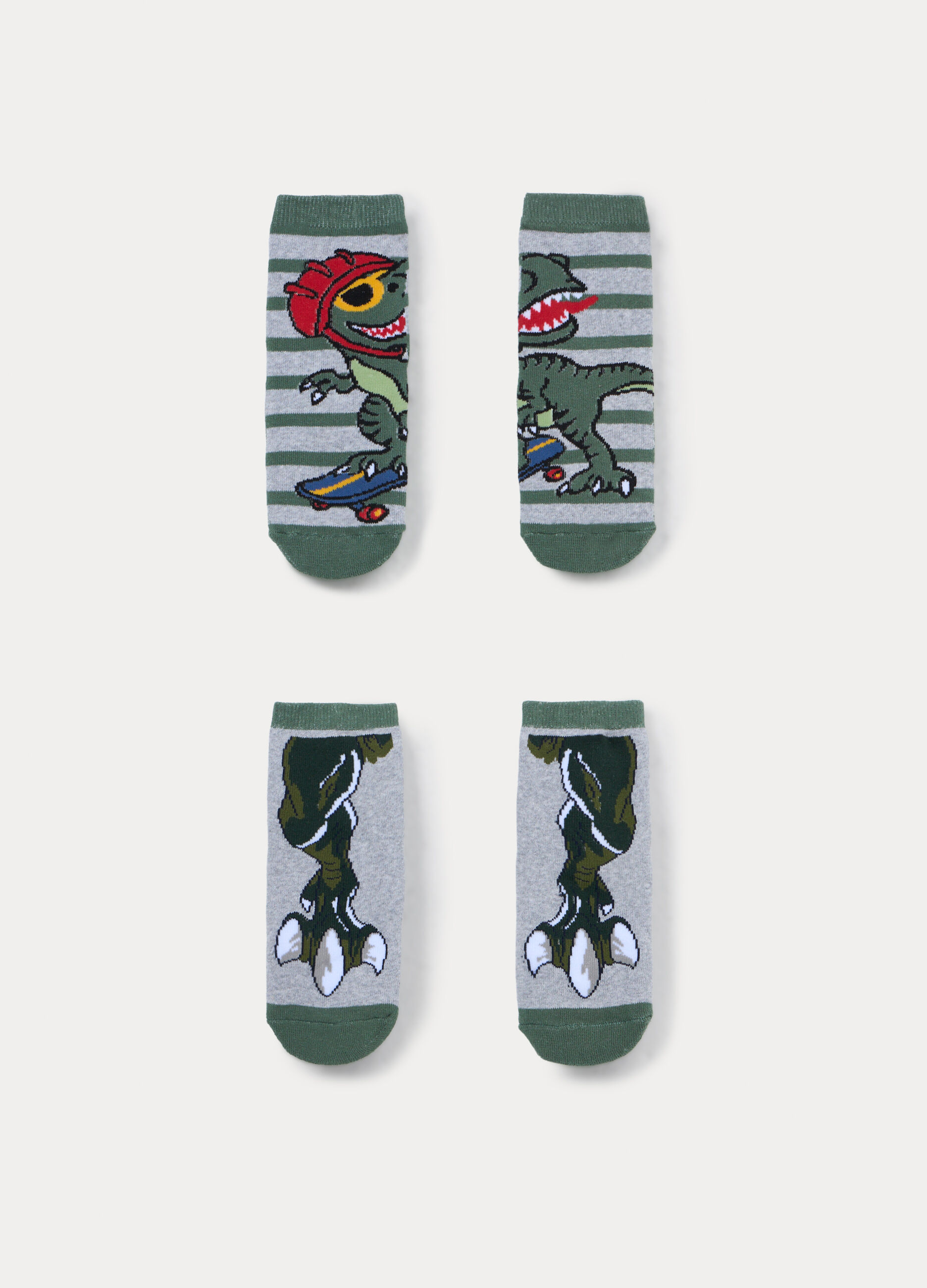 Pack 2 calze antiscivolo in spugna misto cotone_0