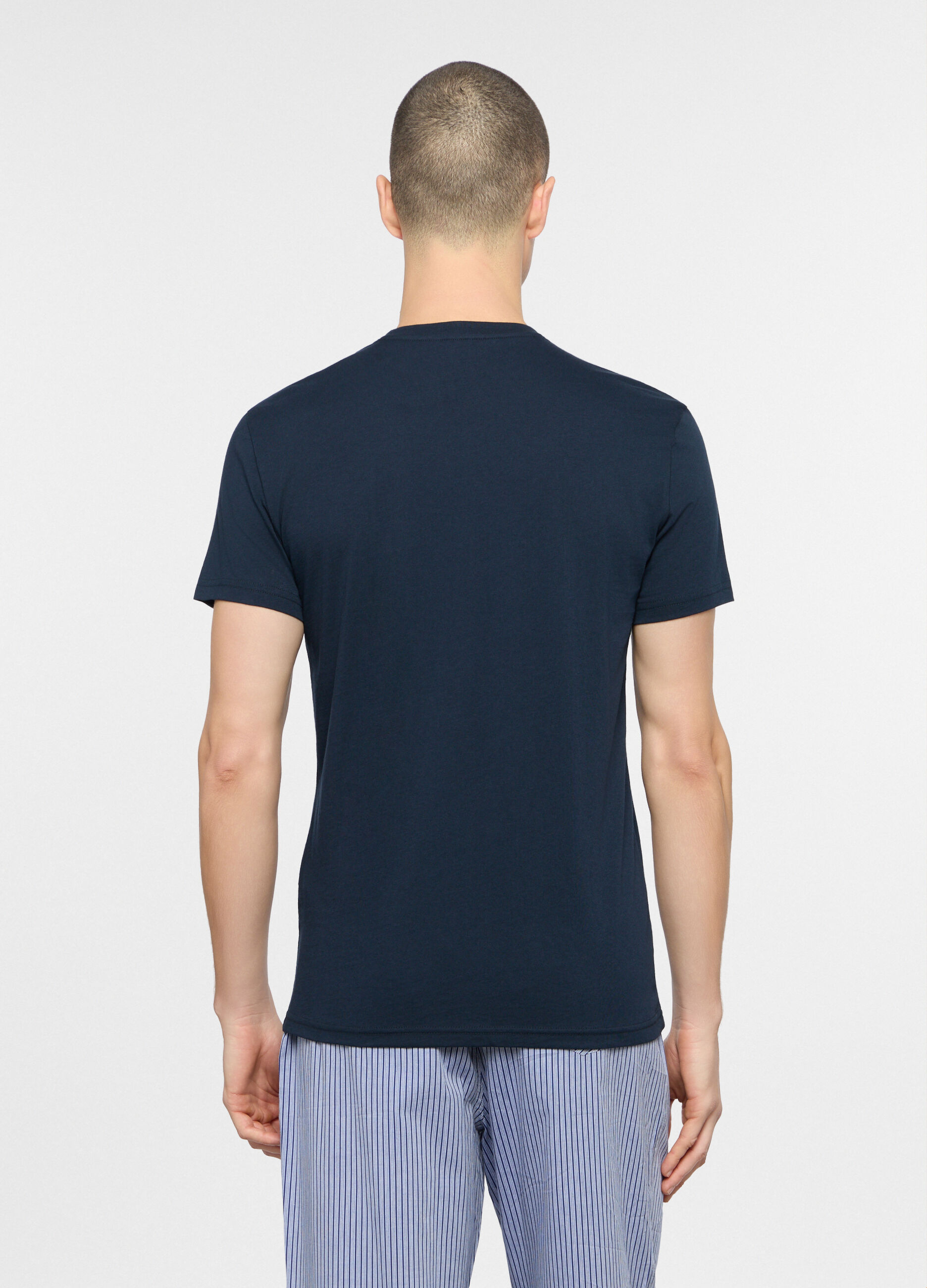 T-shirt girocollo in jersey uomo_1