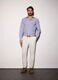 Pantaloni chino in cotone e lino uomo_0