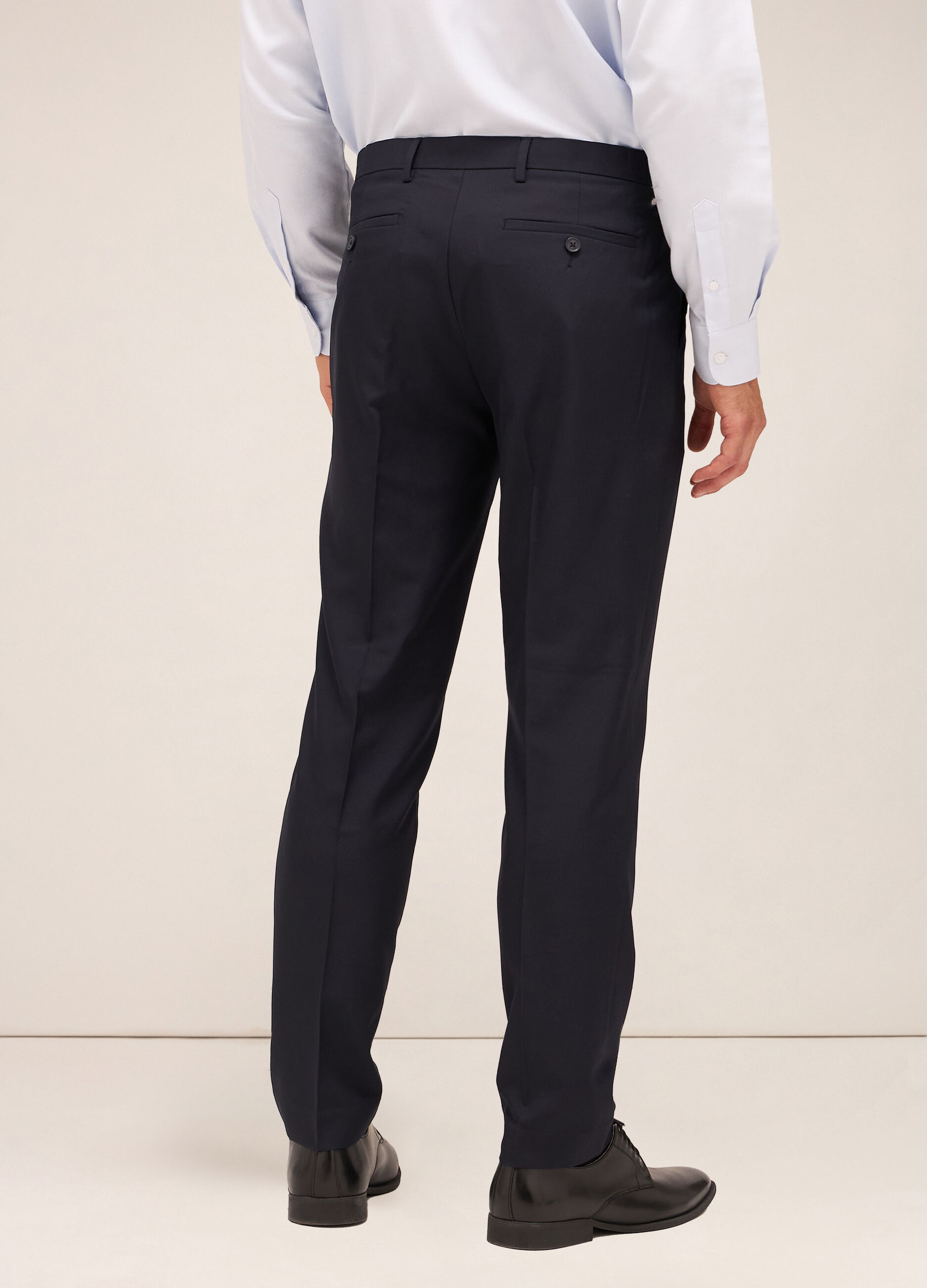 Pantaloni slim fit in tessuto tecnico uomo_1