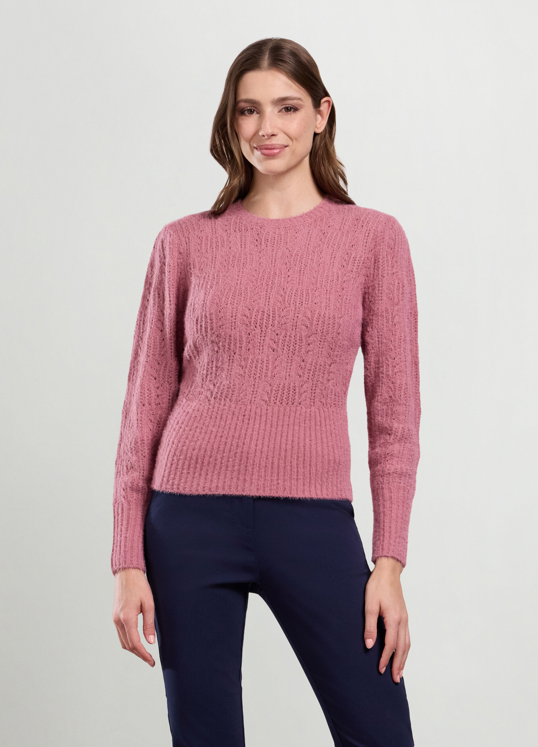 Tricot con lavorazione jacquard donna_0