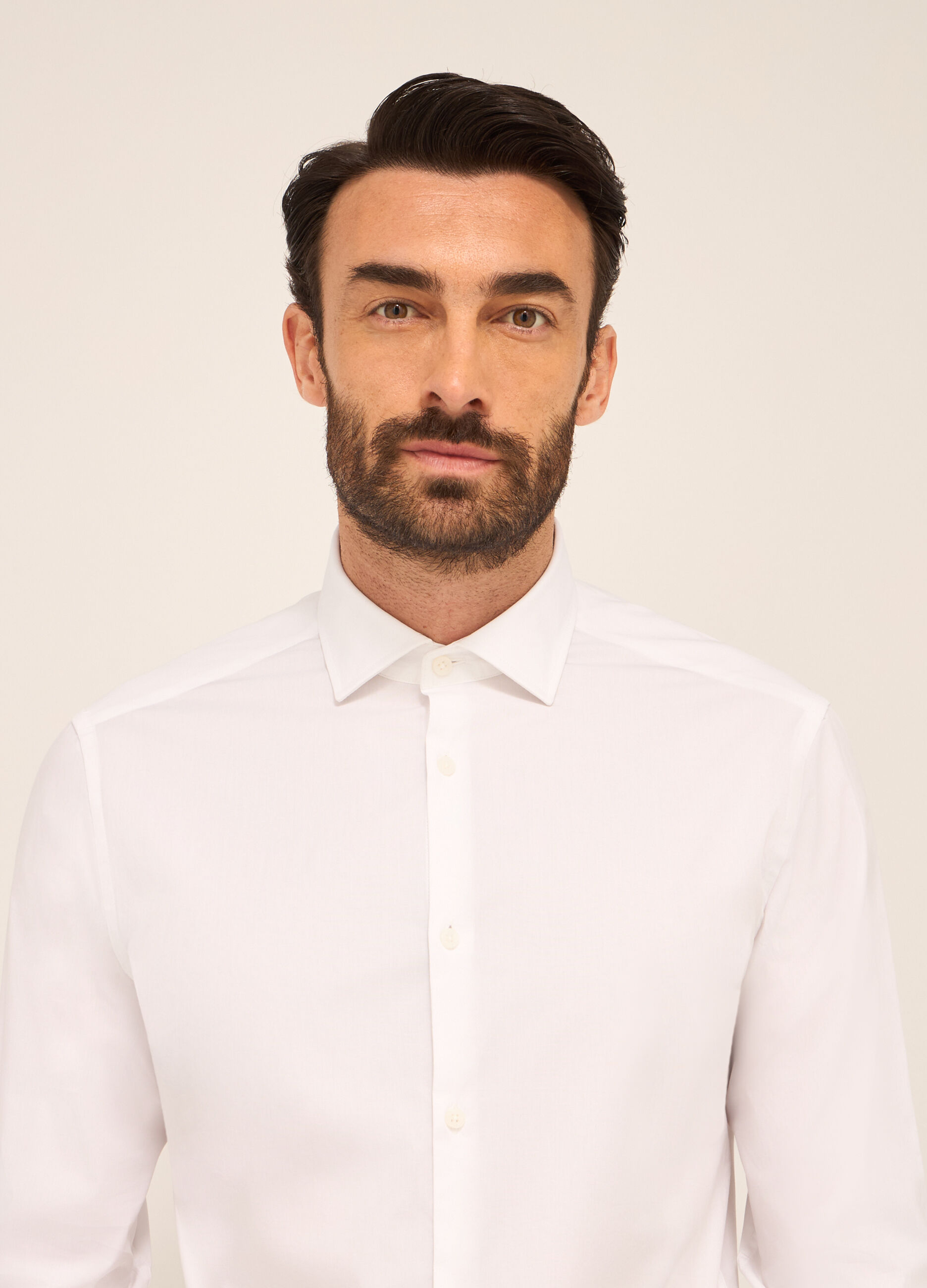 Camicia slim fit in cotone stretch uomo_2