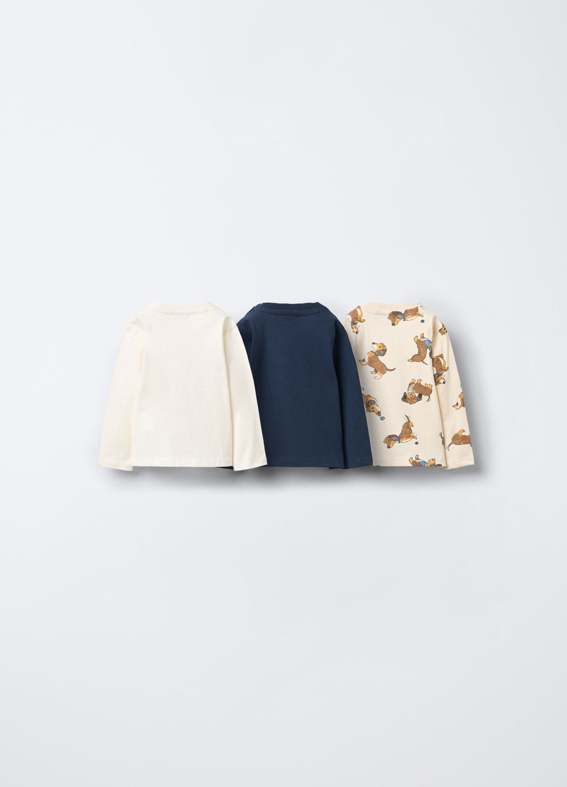 Pack 3 t-shirt in jersey di puro cotone bimbo_1