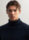 Maglione collo alto a maglia rasata uomo_2