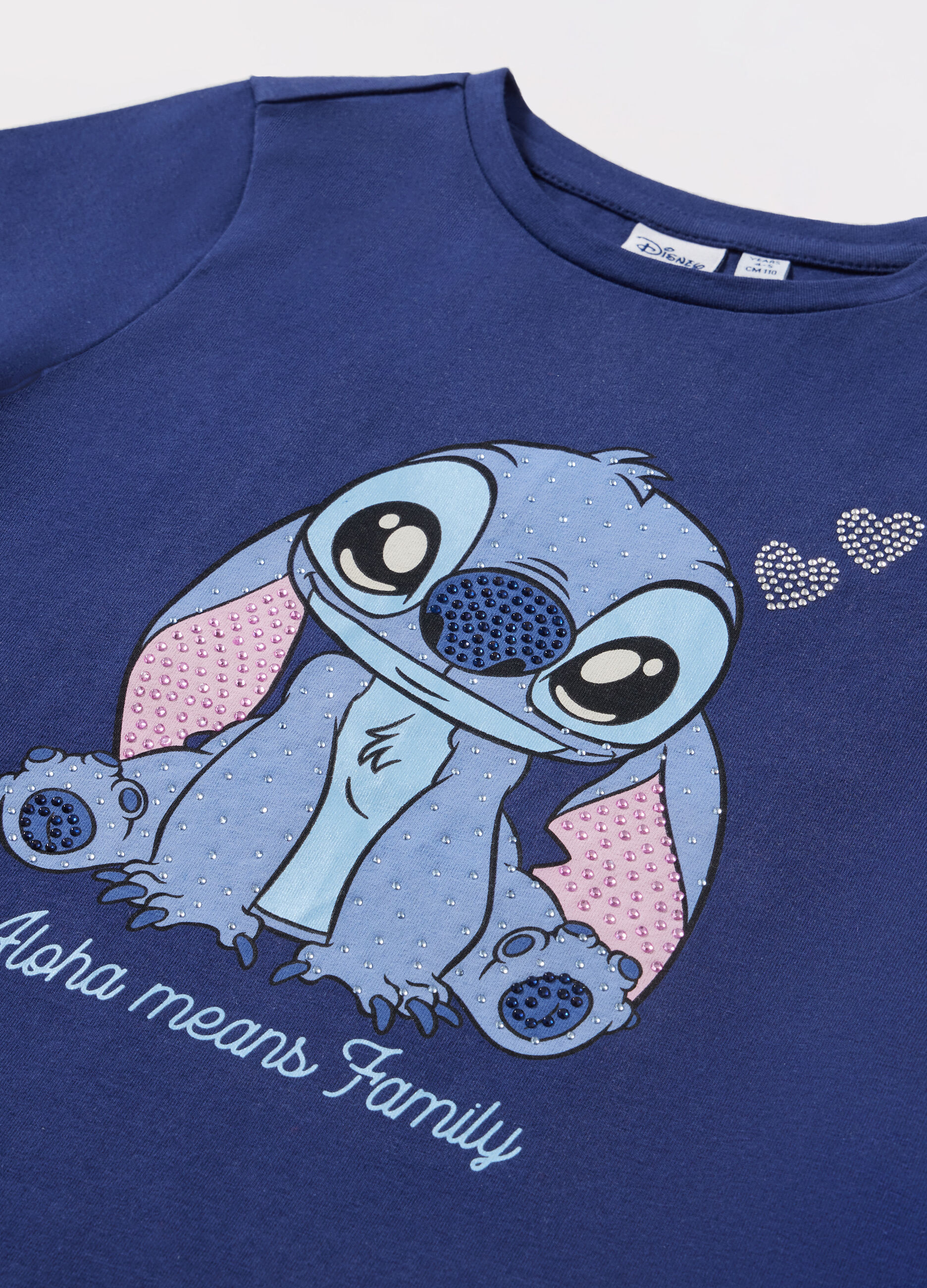 T-shirt in cotone stretch bambina_1
