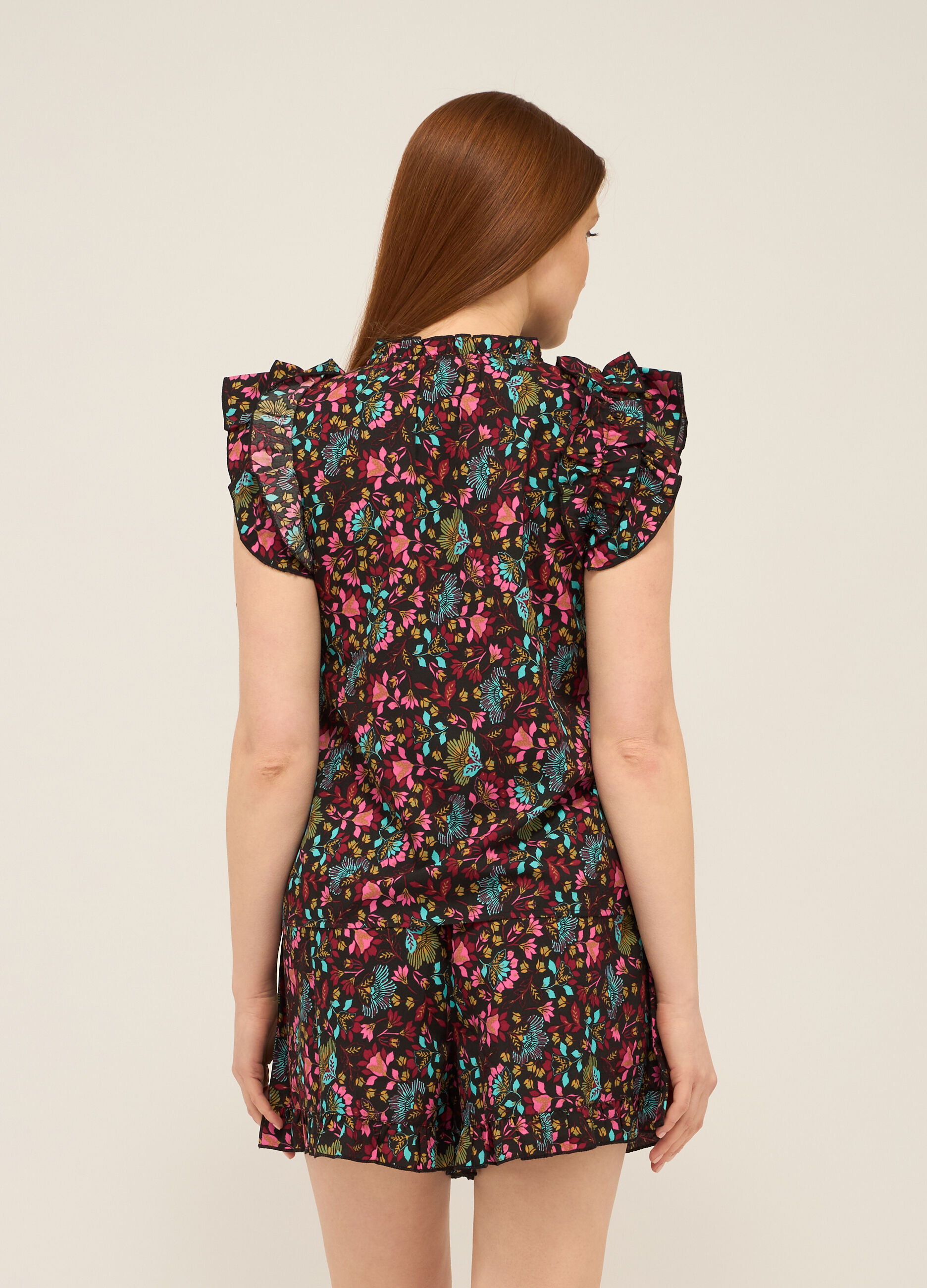 Blusa in american crepe donna_1