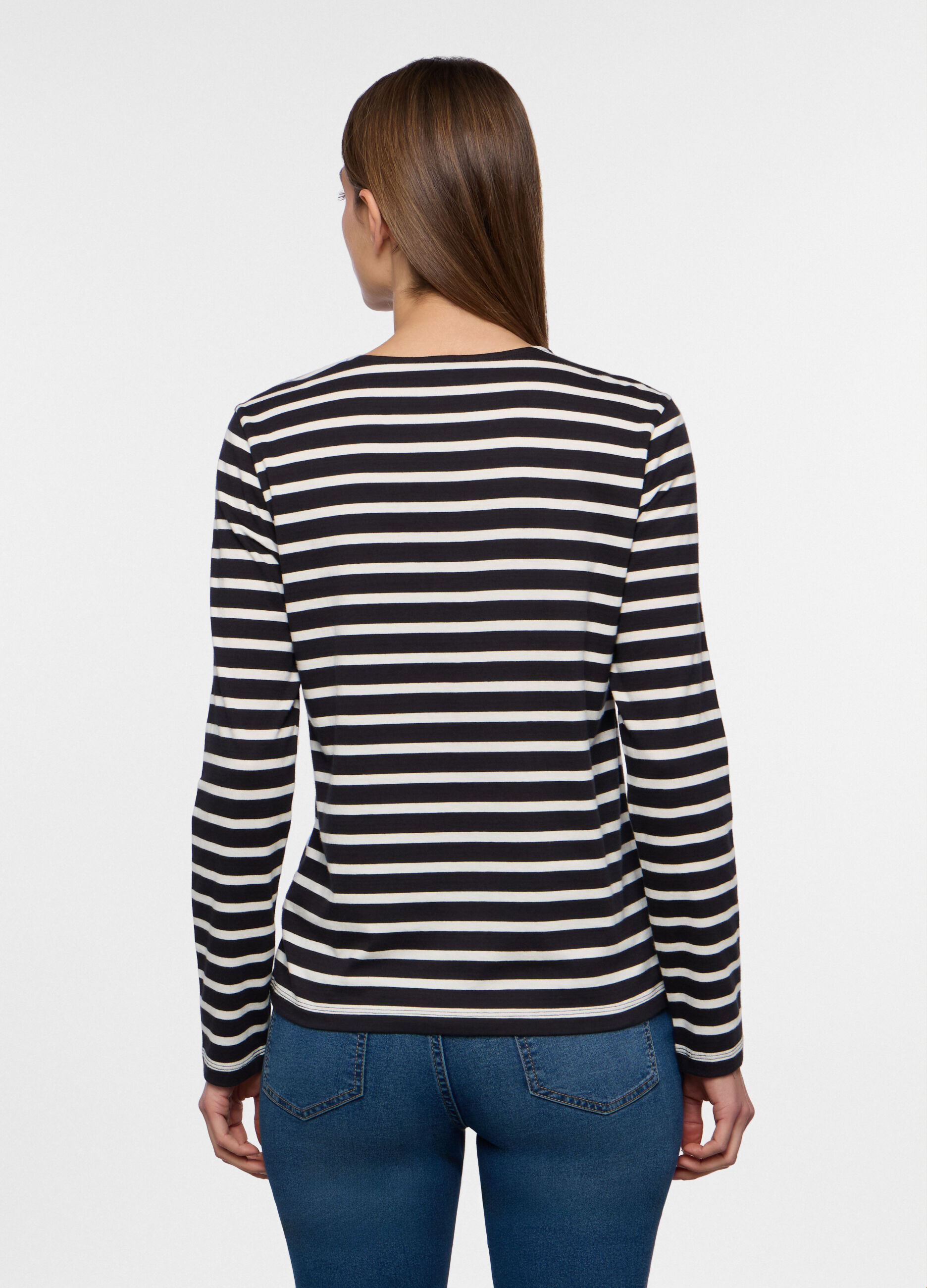 T-shirt girocollo donna_1