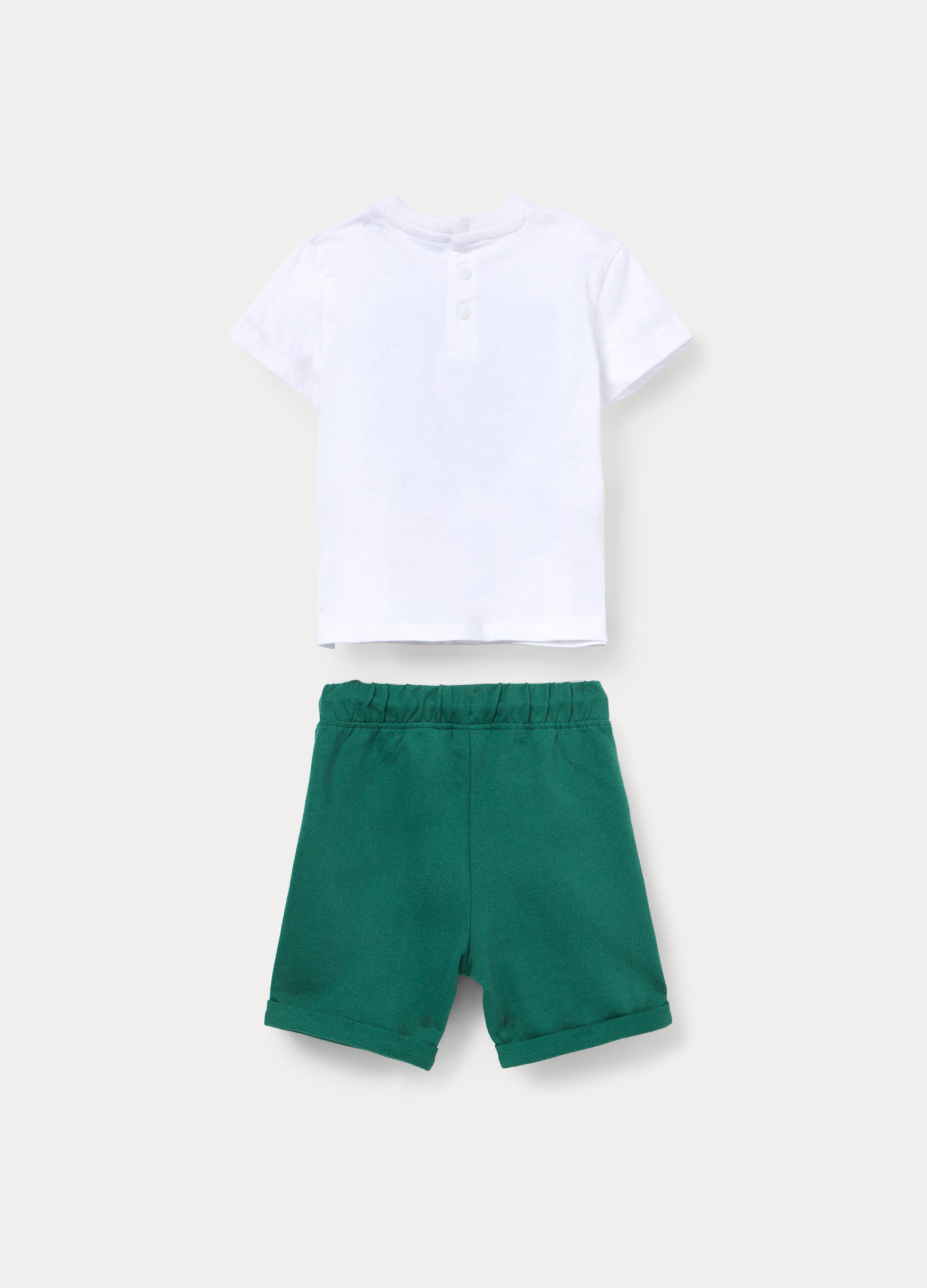 Jogging set in jersey di puro cotone _1