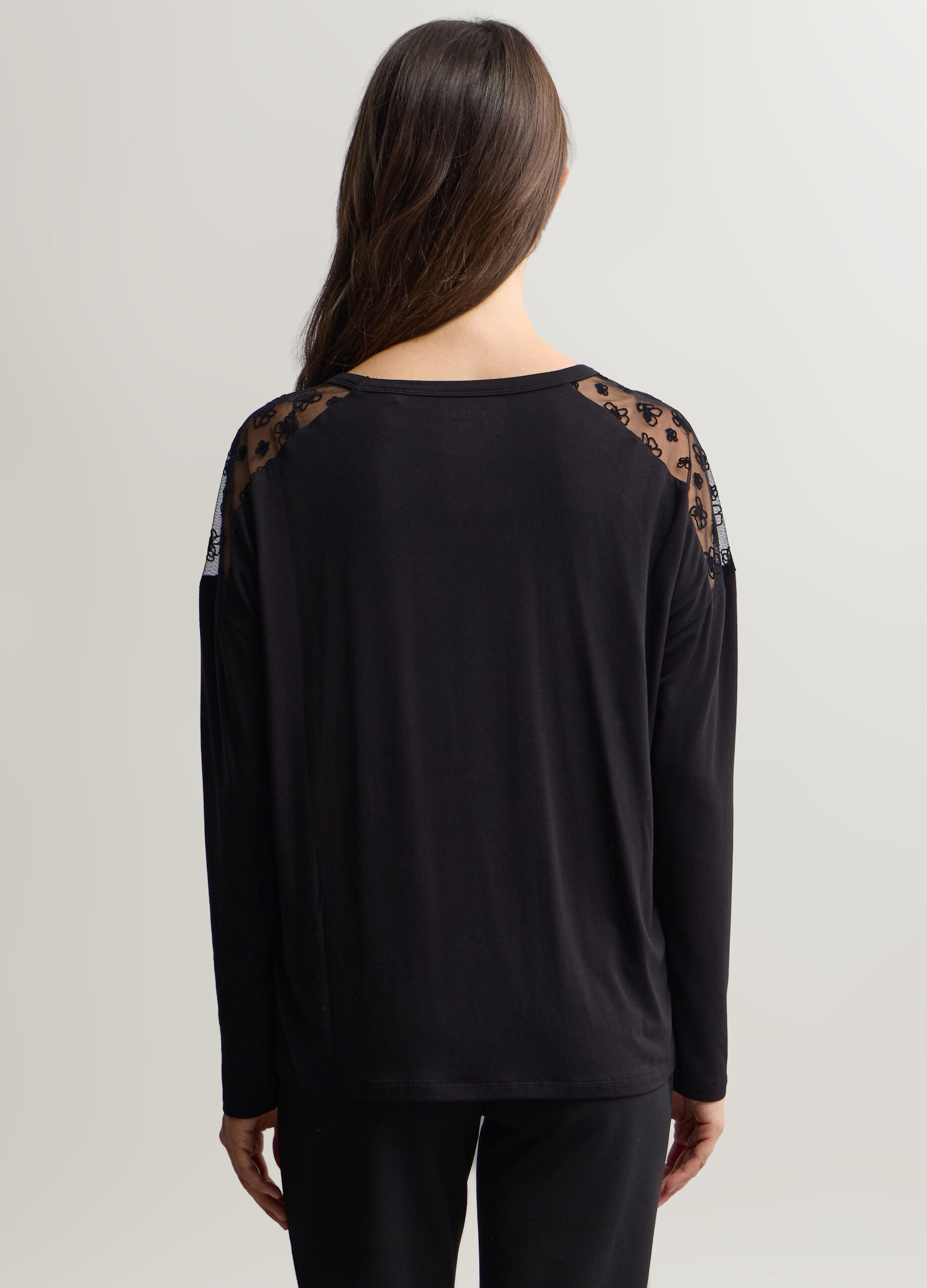 T-shirt girocollo stretch donna_1