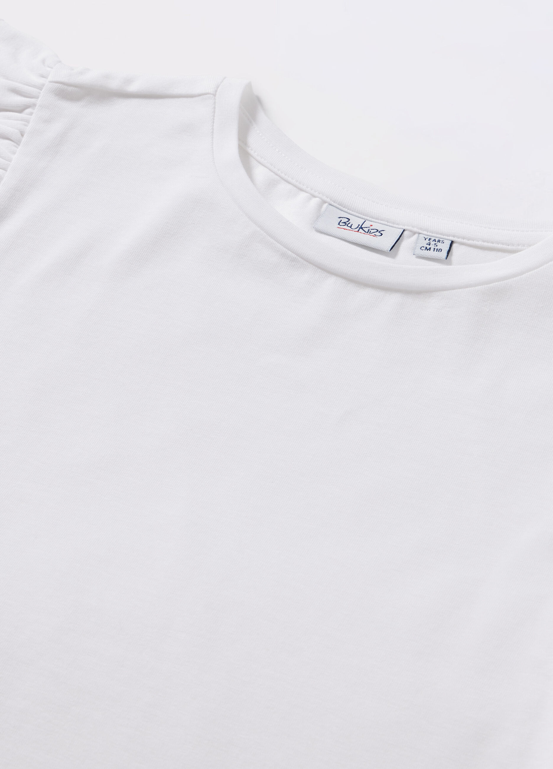 T-shirt in cotone stretch bambina_1