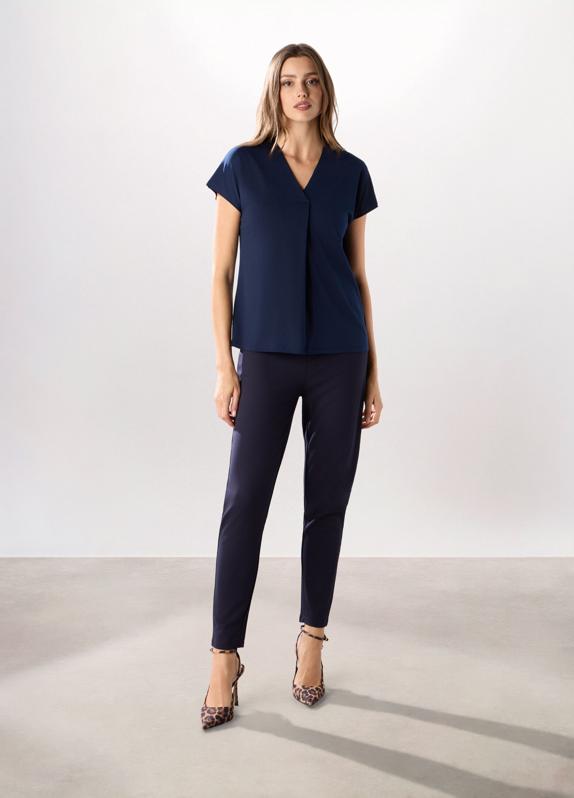 Leggings misto viscosa donna_0