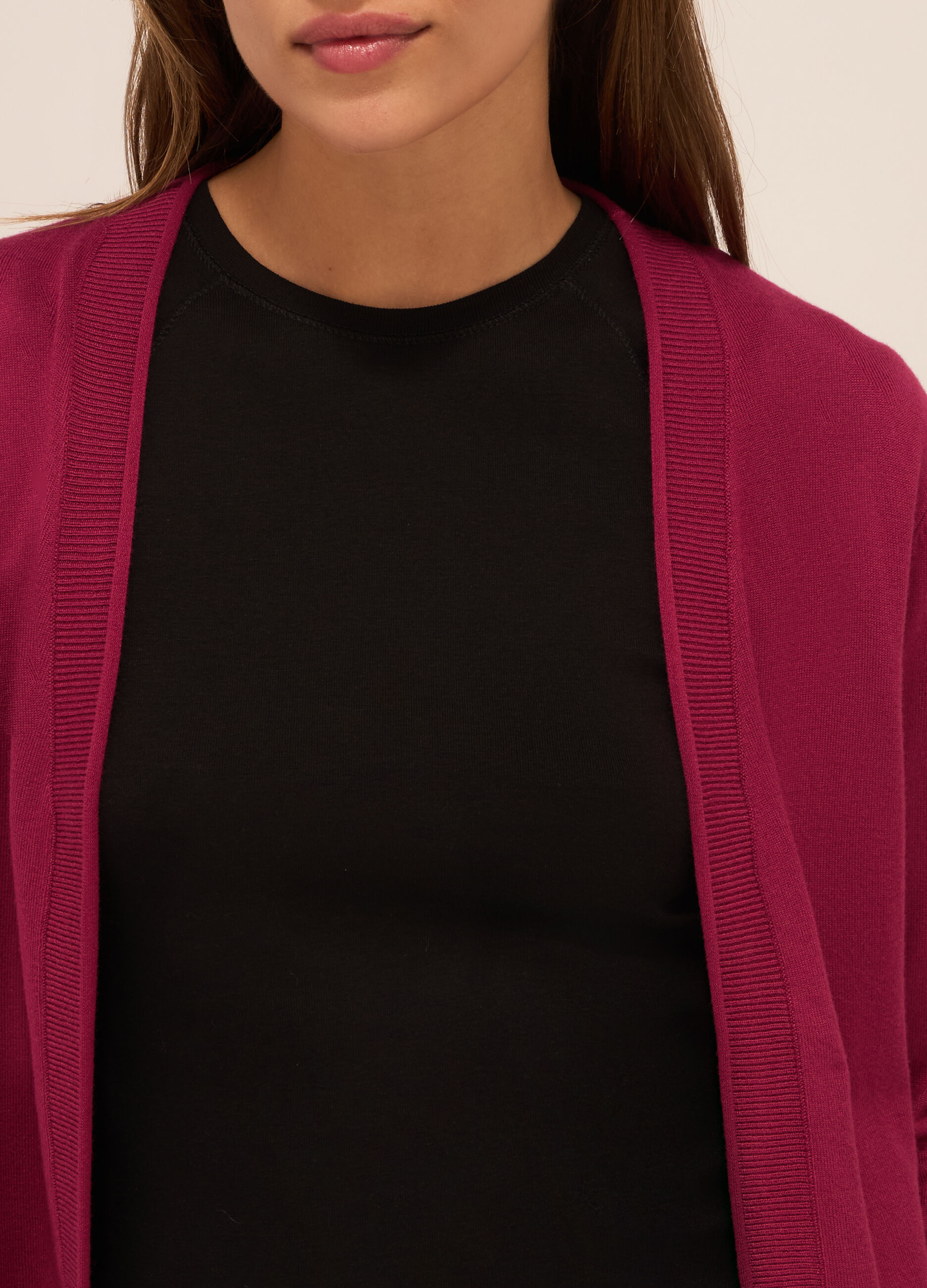 Cardigan misto viscosa donna_2