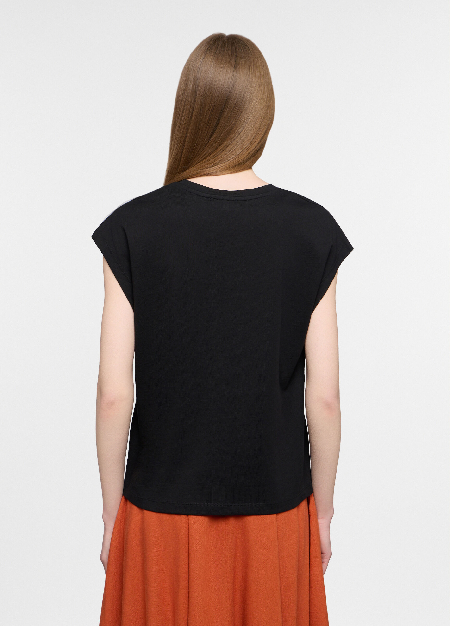 T-shirt girocollo donna_1