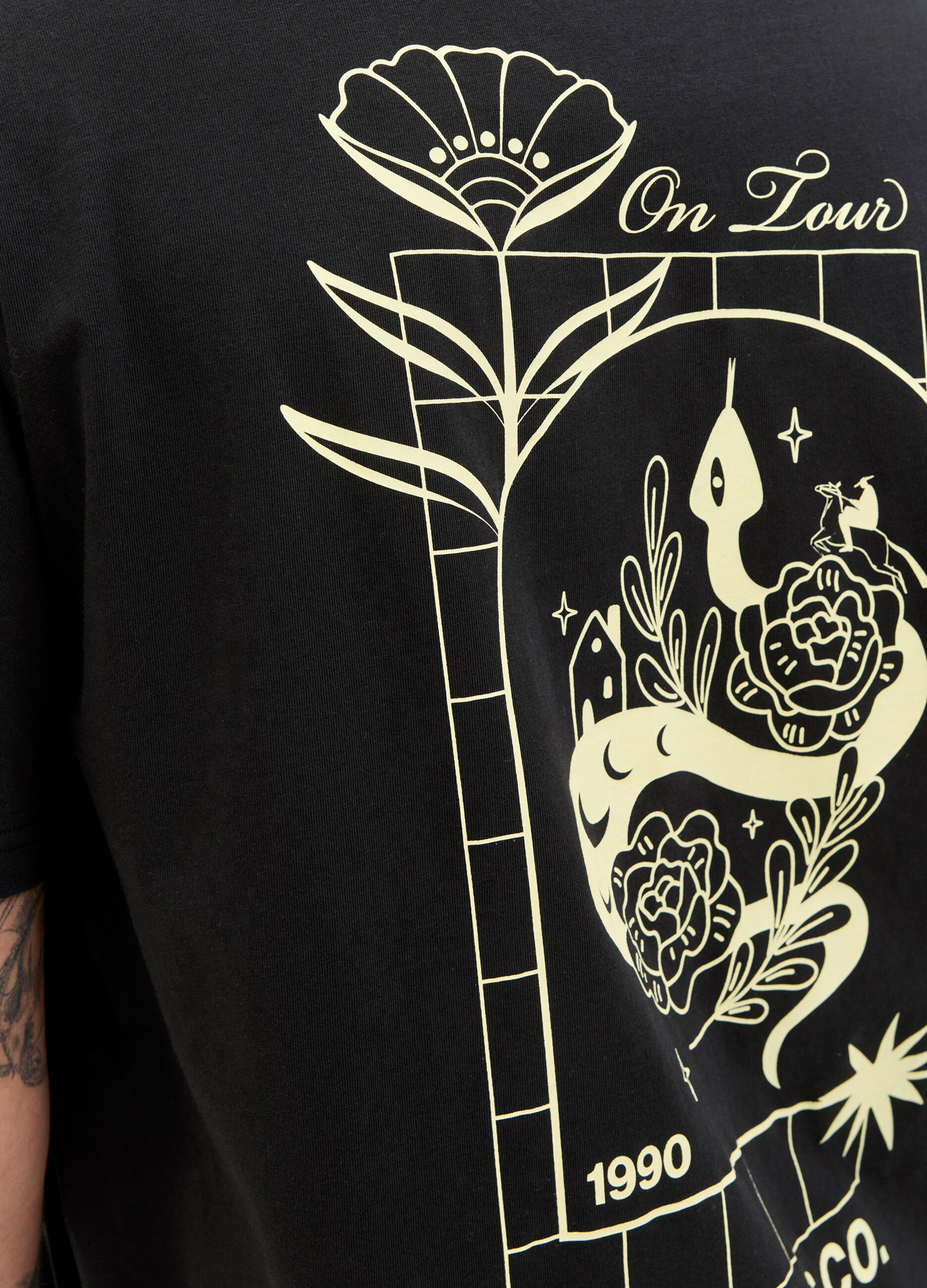 T-shirt girocollo loose fit uomo_4