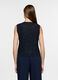 Top girocollo in maglia rasata donna_1