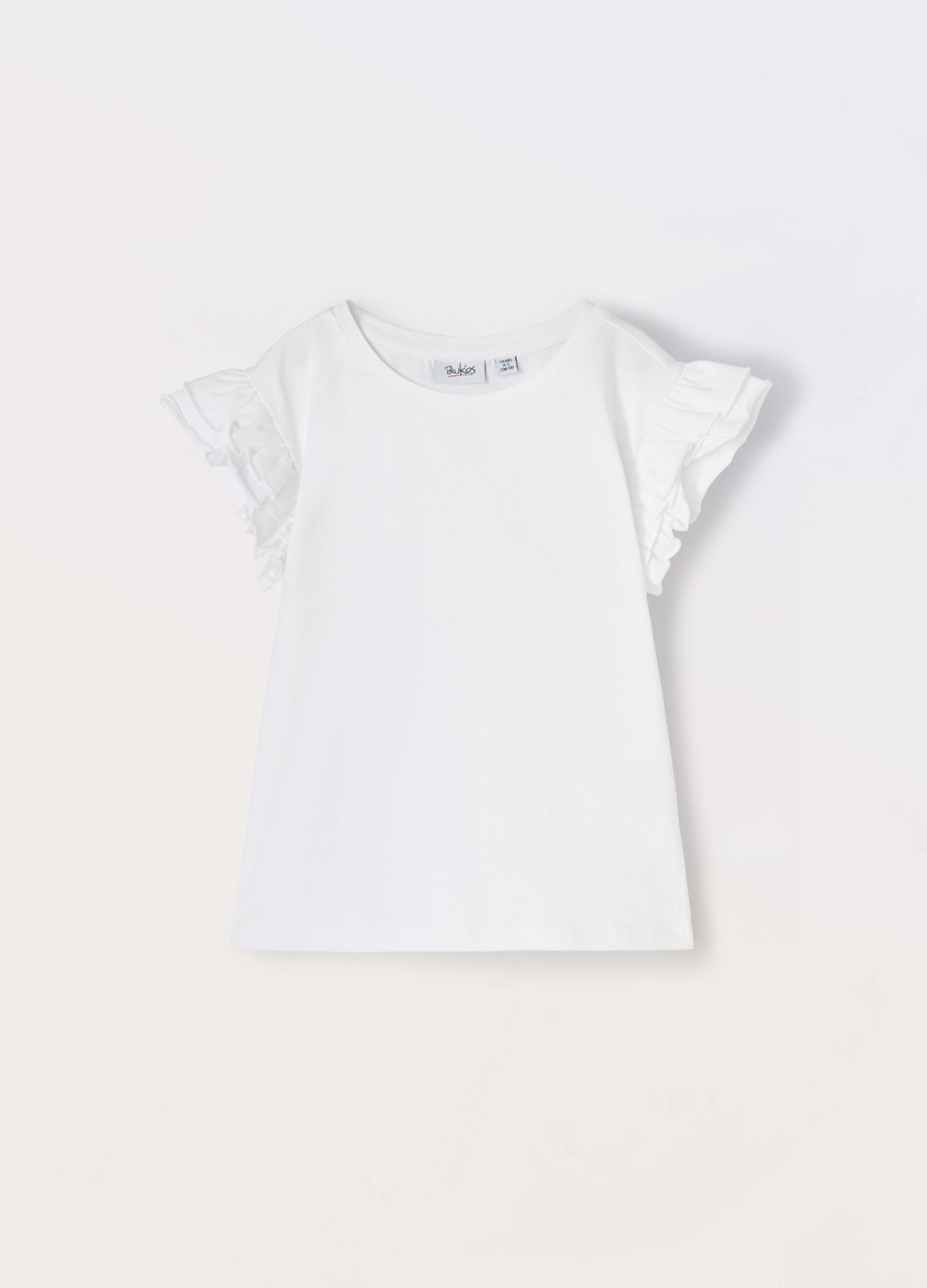 T-shirt in cotone stretch bambina_0