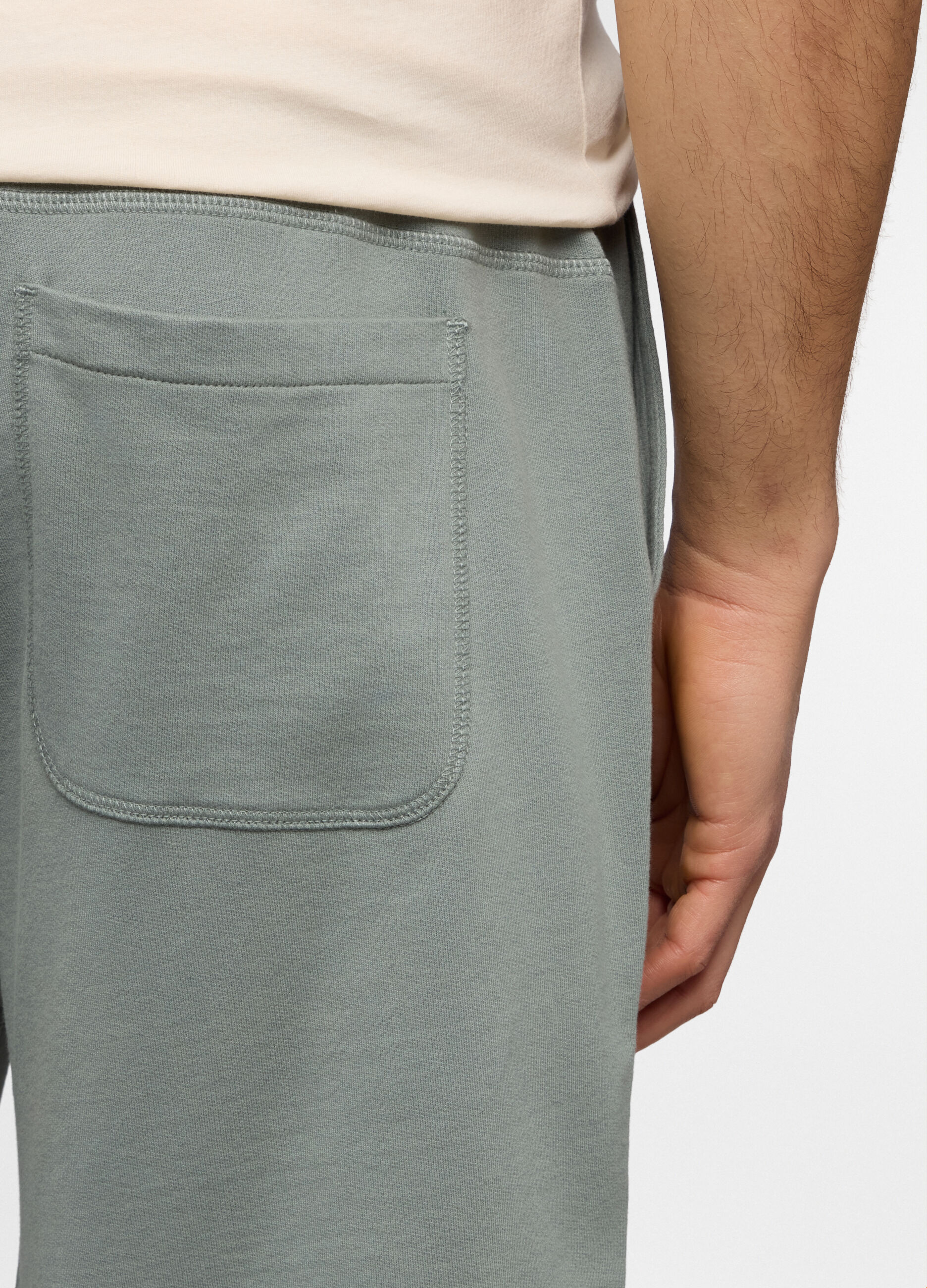 Pantaloncini in cotone french terry uomo_2