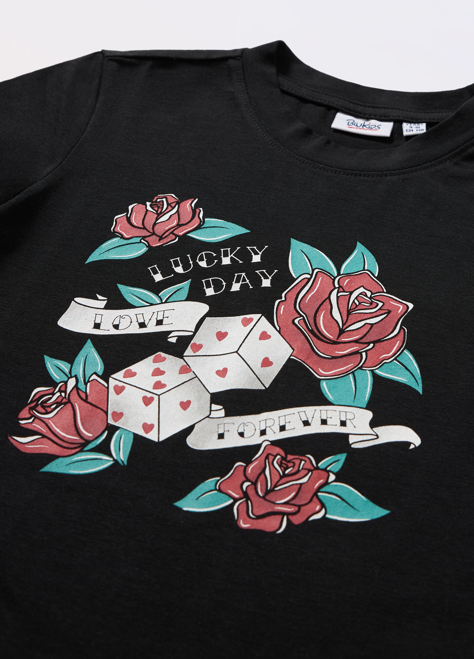 T-shirt in puro cotone ragazza