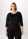 T-shirt in jersey di puro cotone donna curvy_0