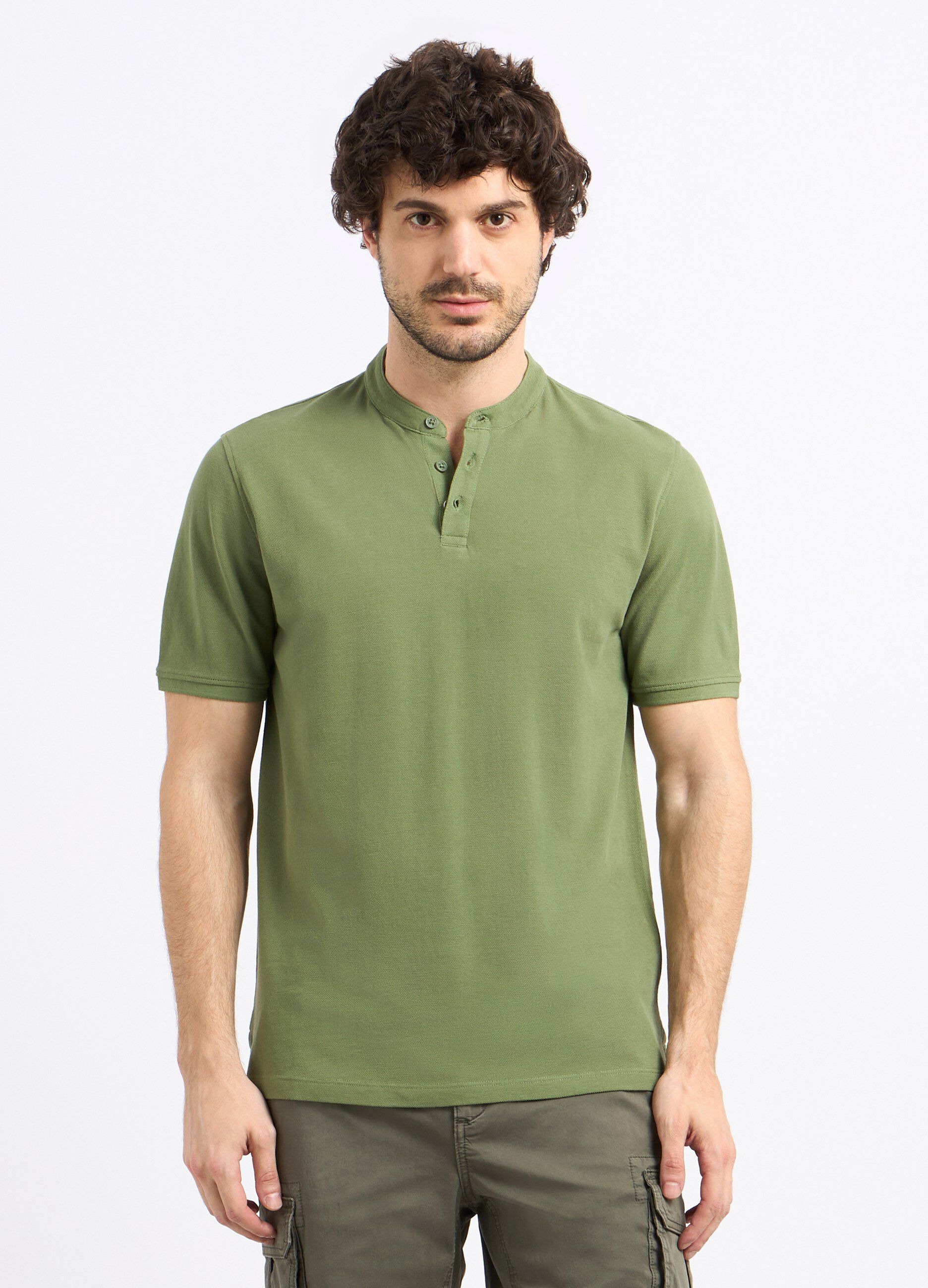 Polo in puro cotone uomo_0