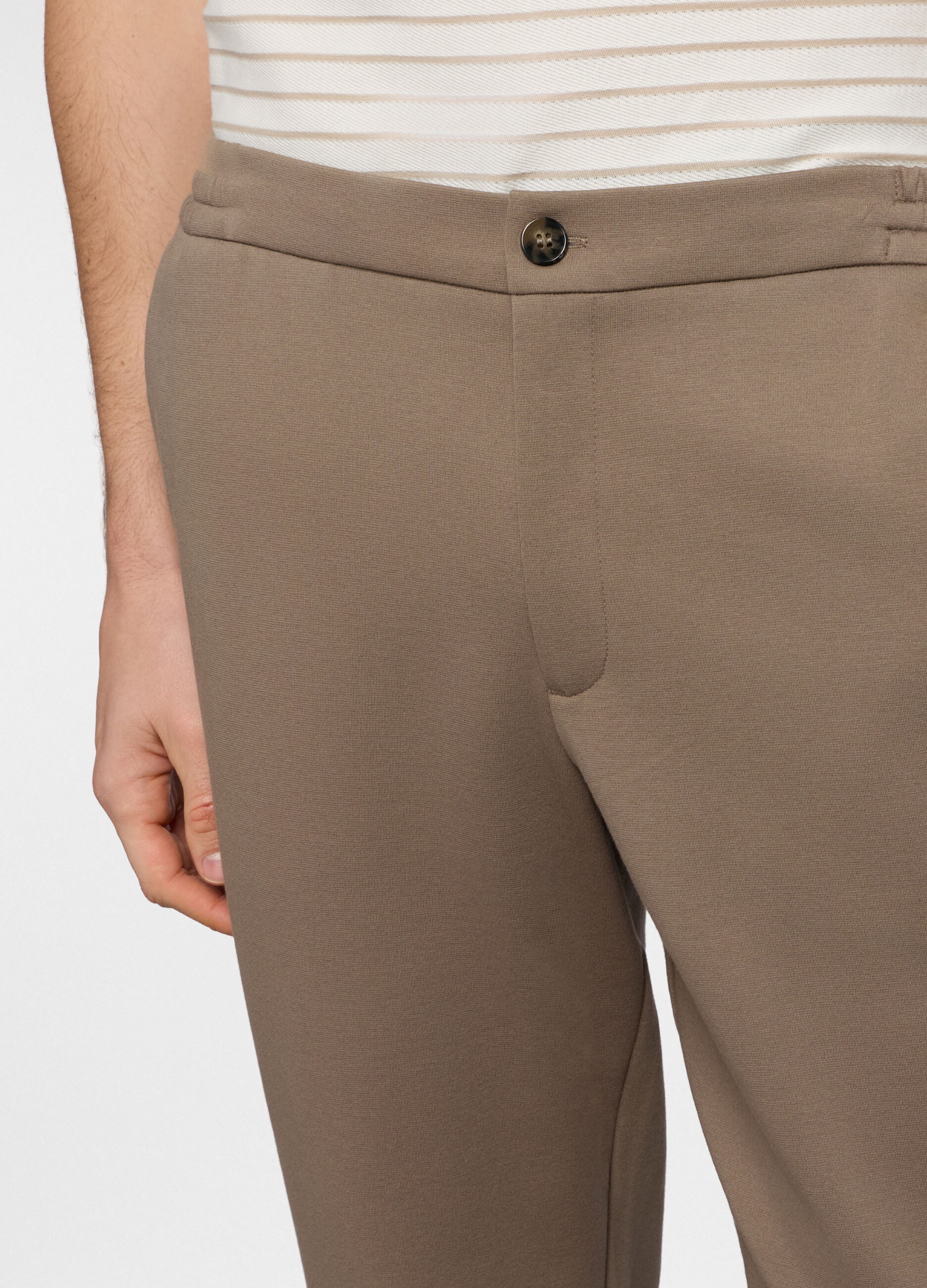 Pantalone chino in misto cotone uomo_2