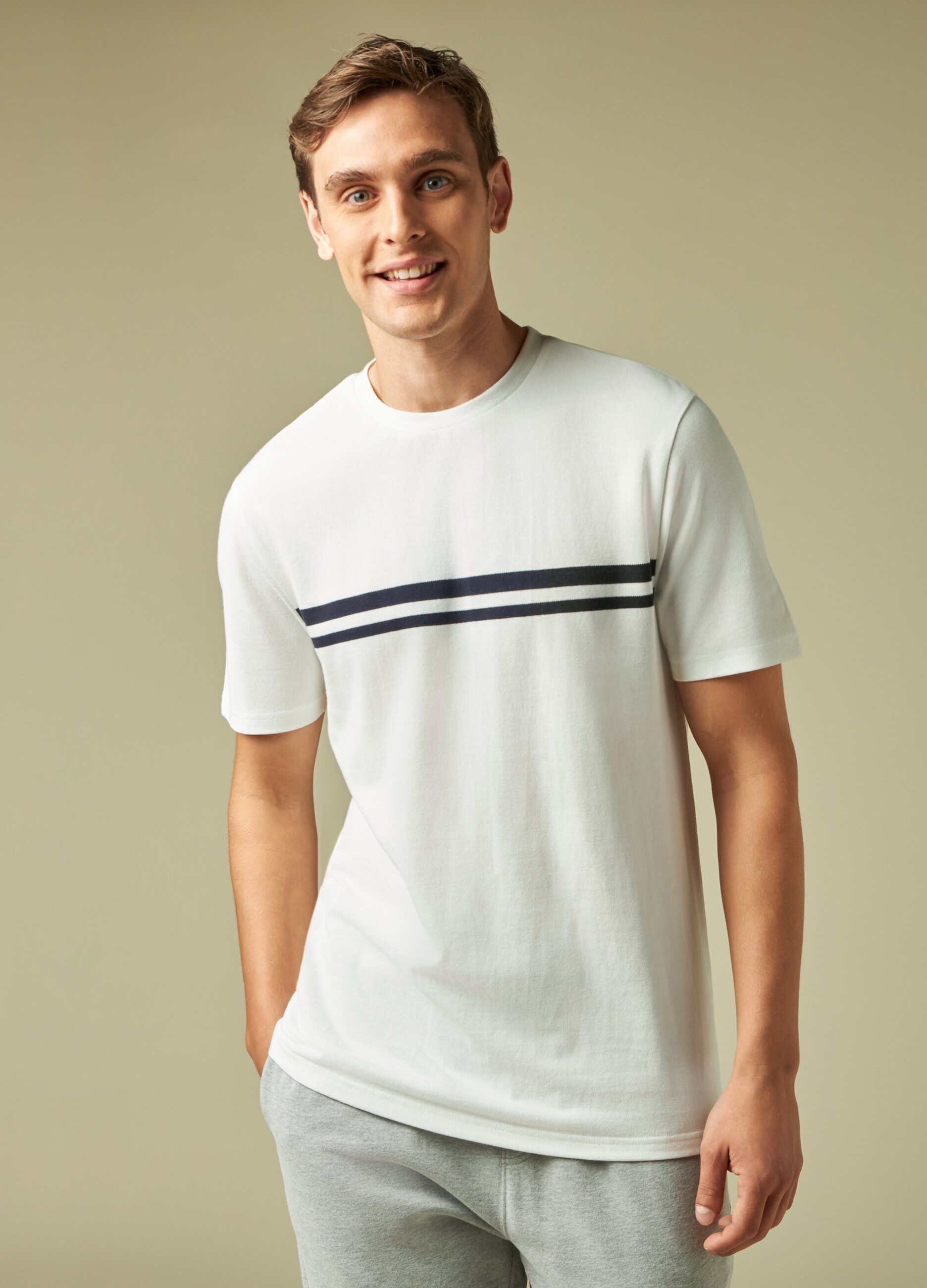 T shirt uomo puro cotone deals