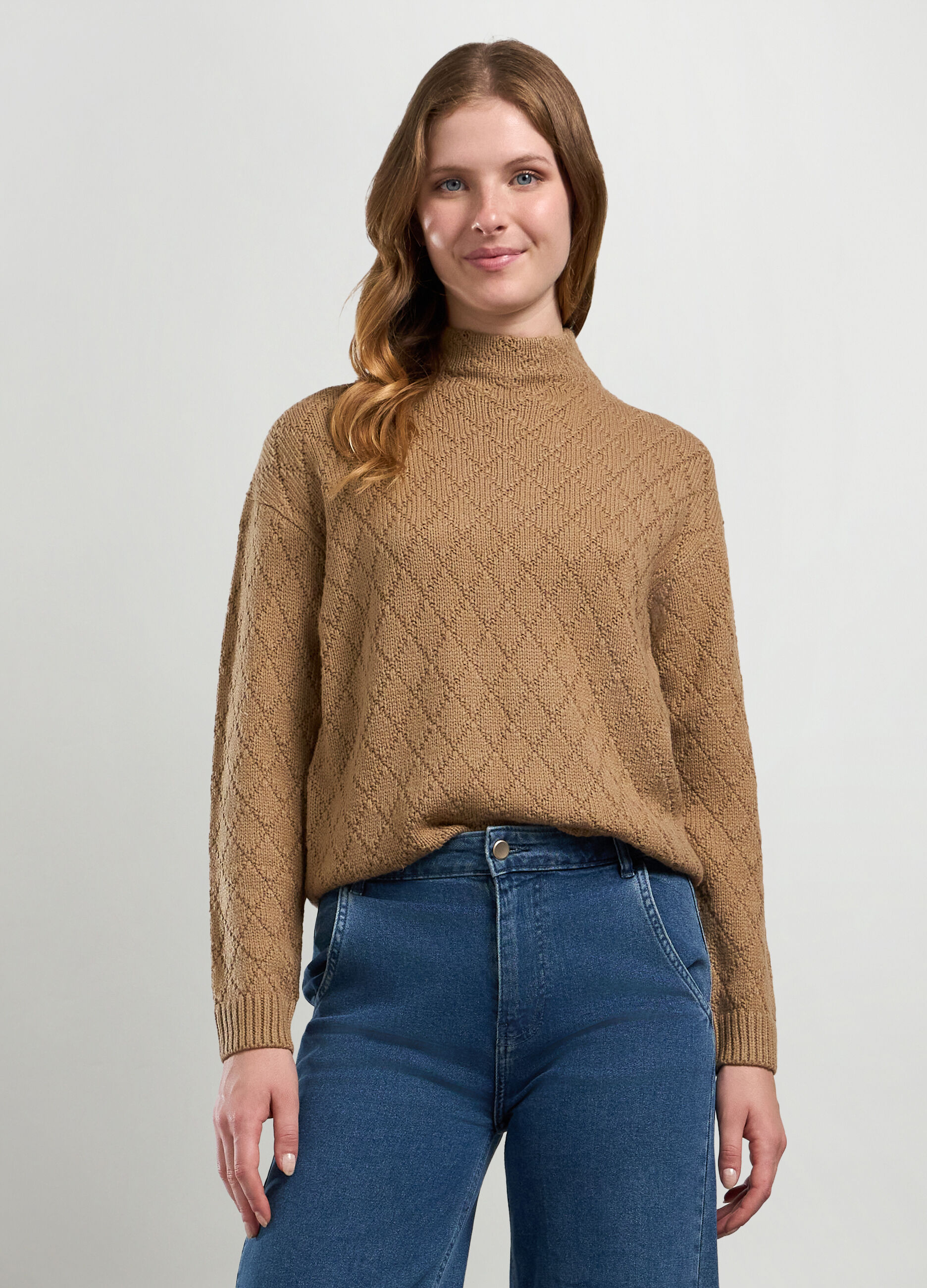Pullover jacquard donna_0