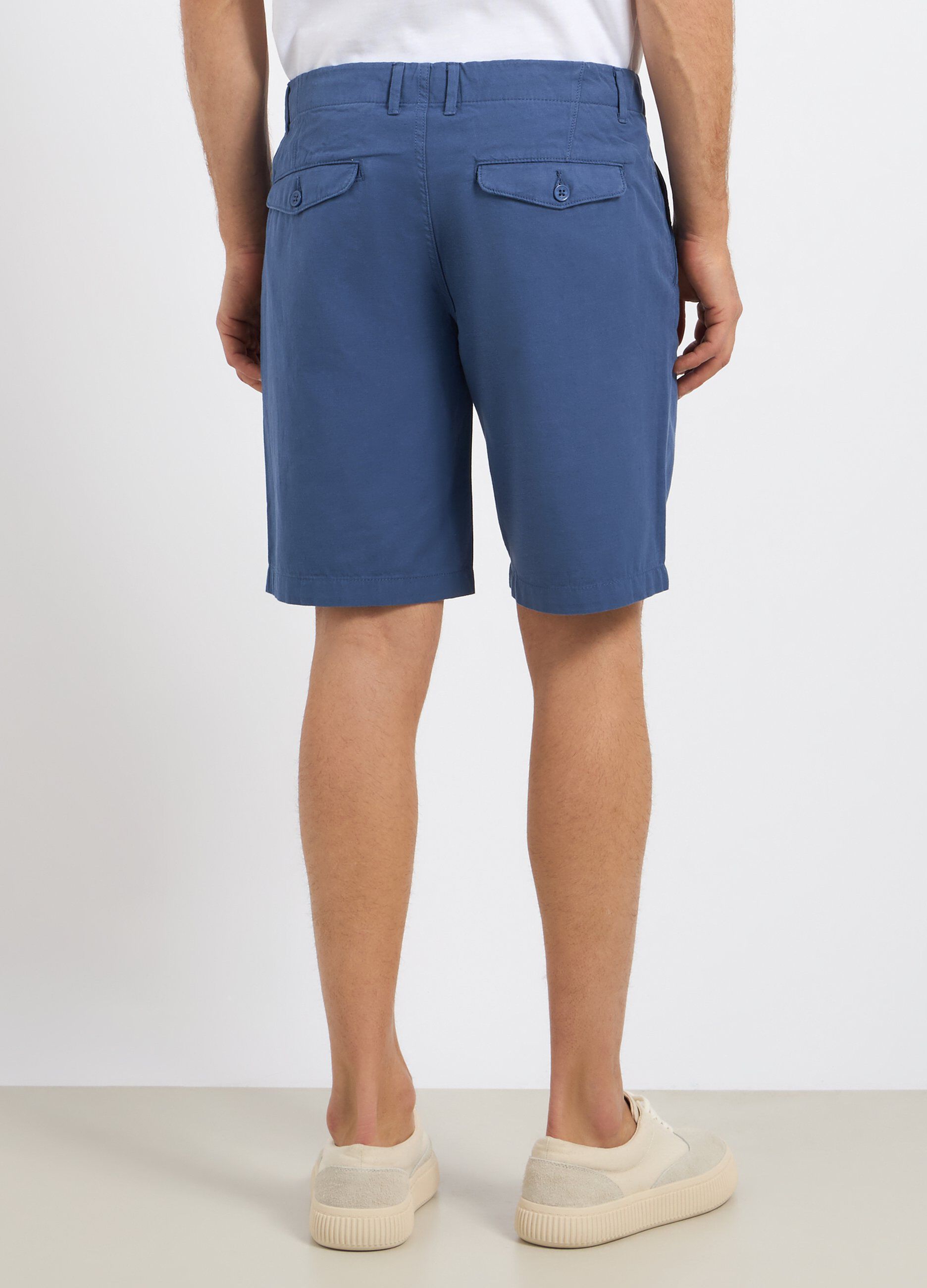 Bermuda in misto lino Rumford uomo_1