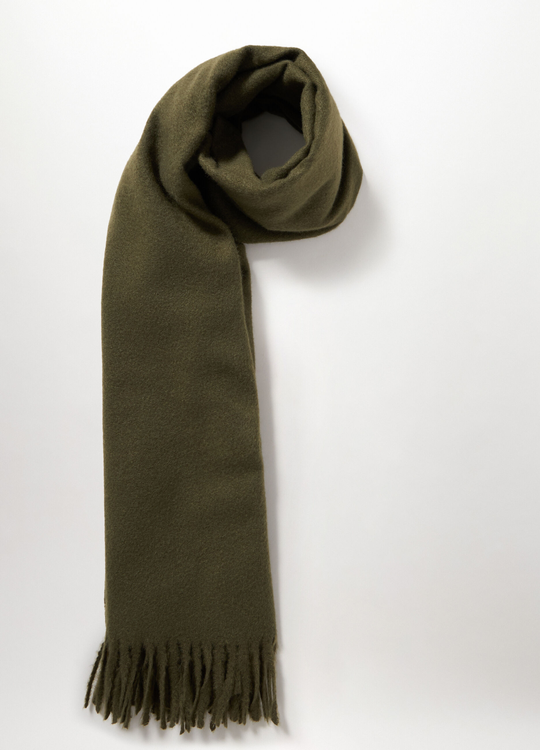 Sciarpa in flanella tinta unita uomo_1