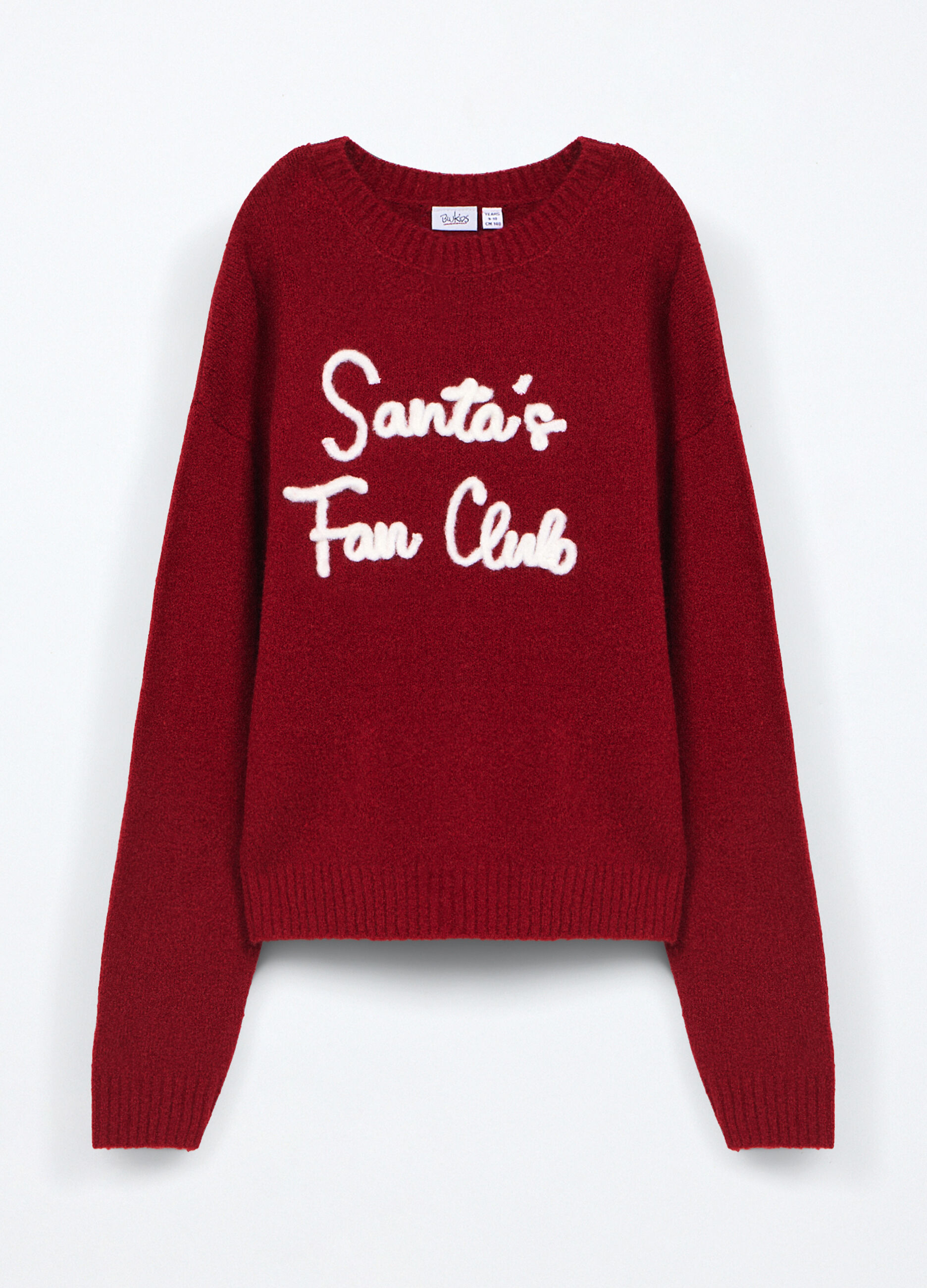 Girocollo tricot con ricamo ragazza_0