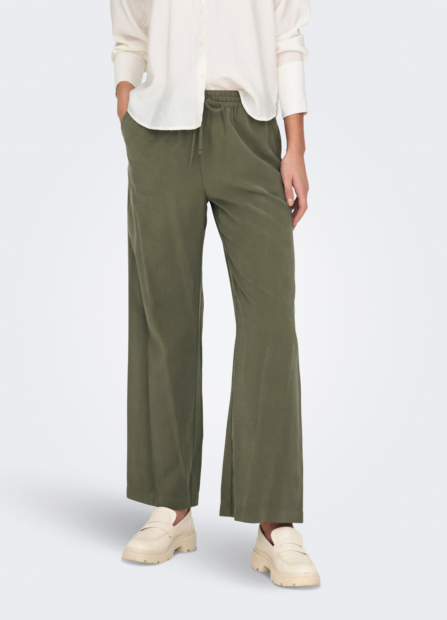 Pantaloni con coulisse donna_2