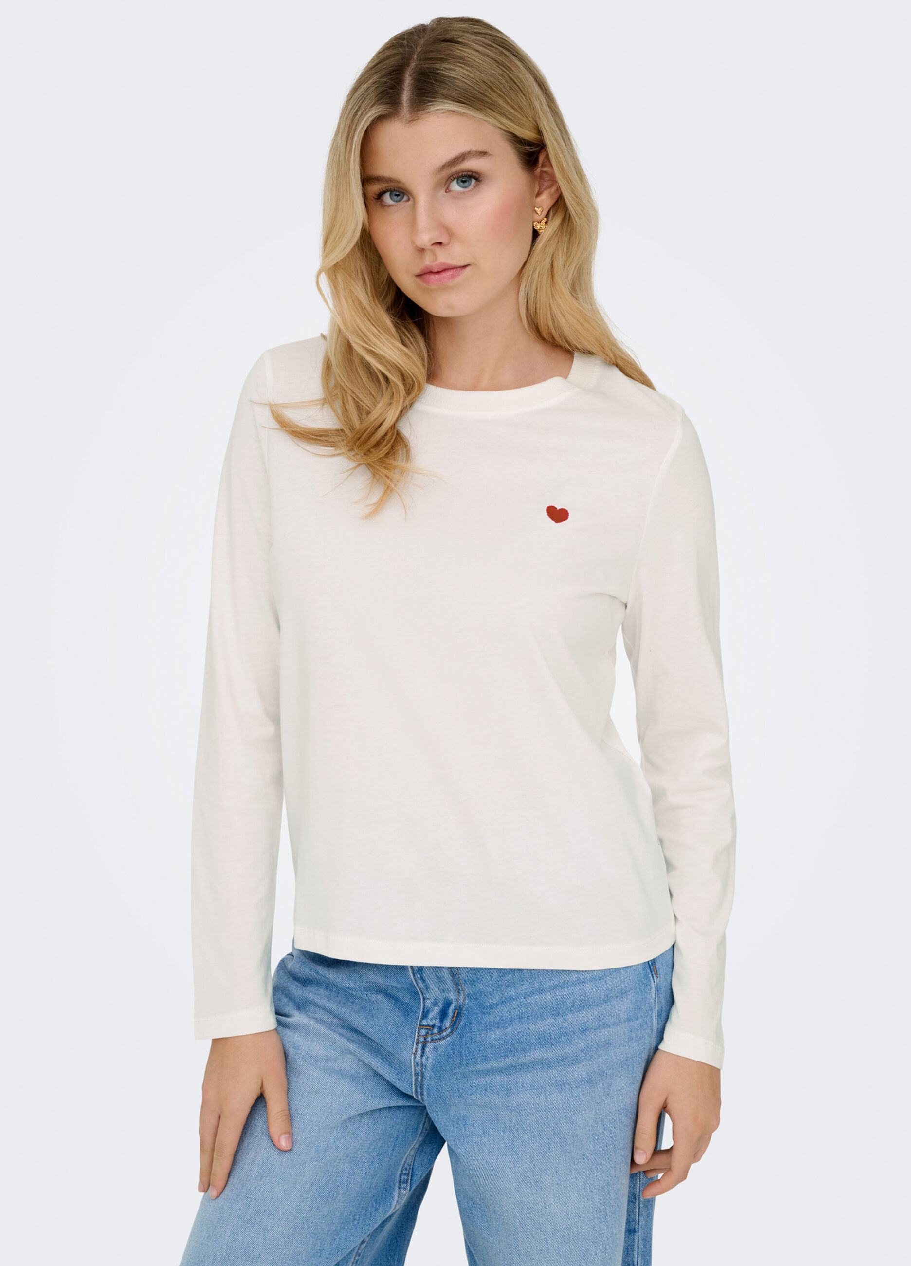 T-shirt con girocollo donna_3