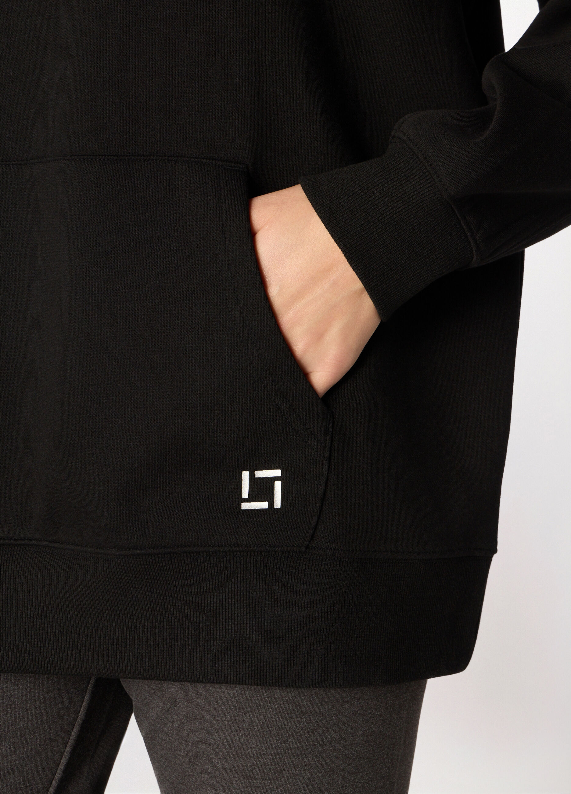 Felpa misto cotone donna_2