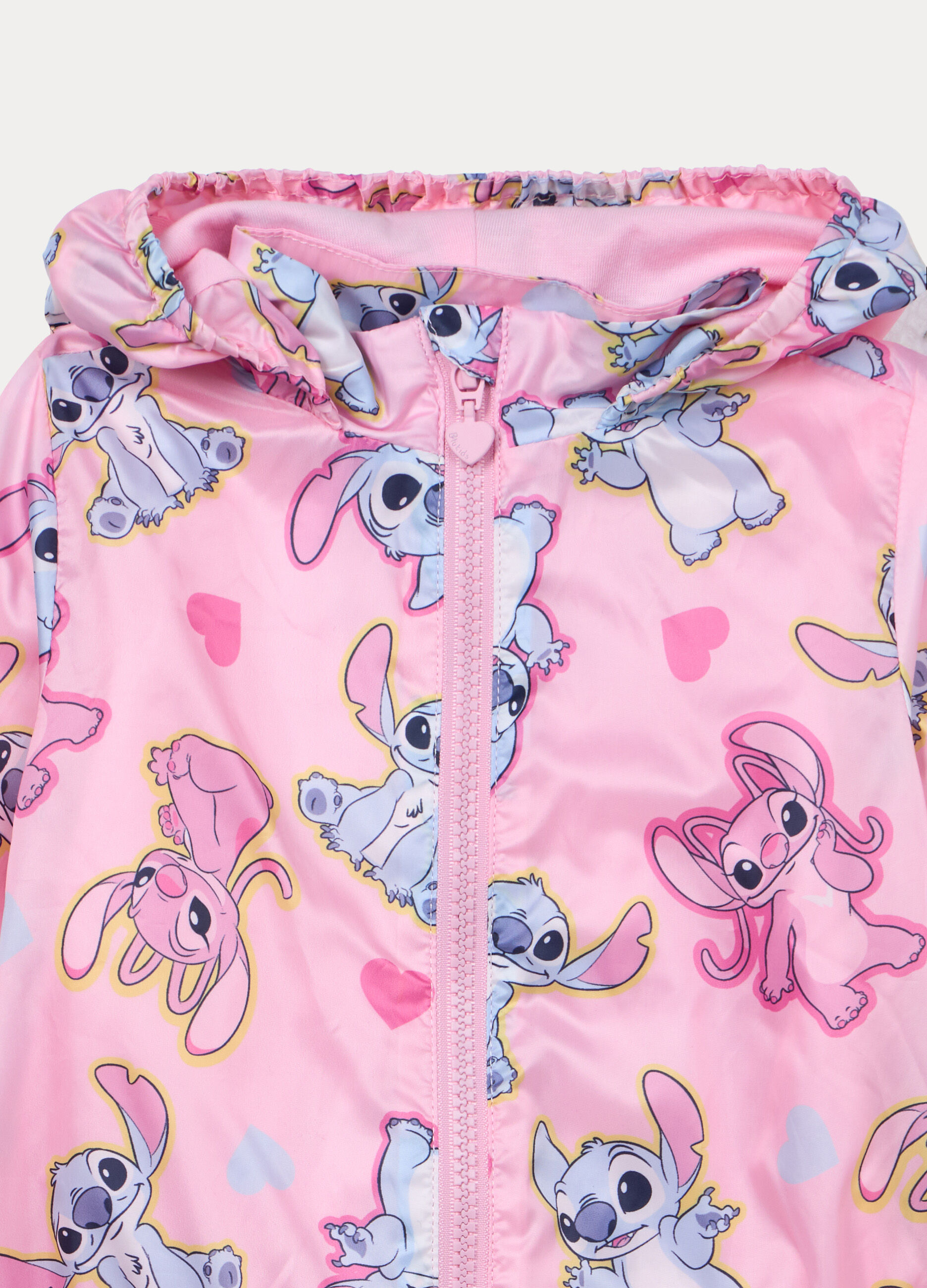 Giacca a vento Lio & Stitch con cappuccio bimba_2