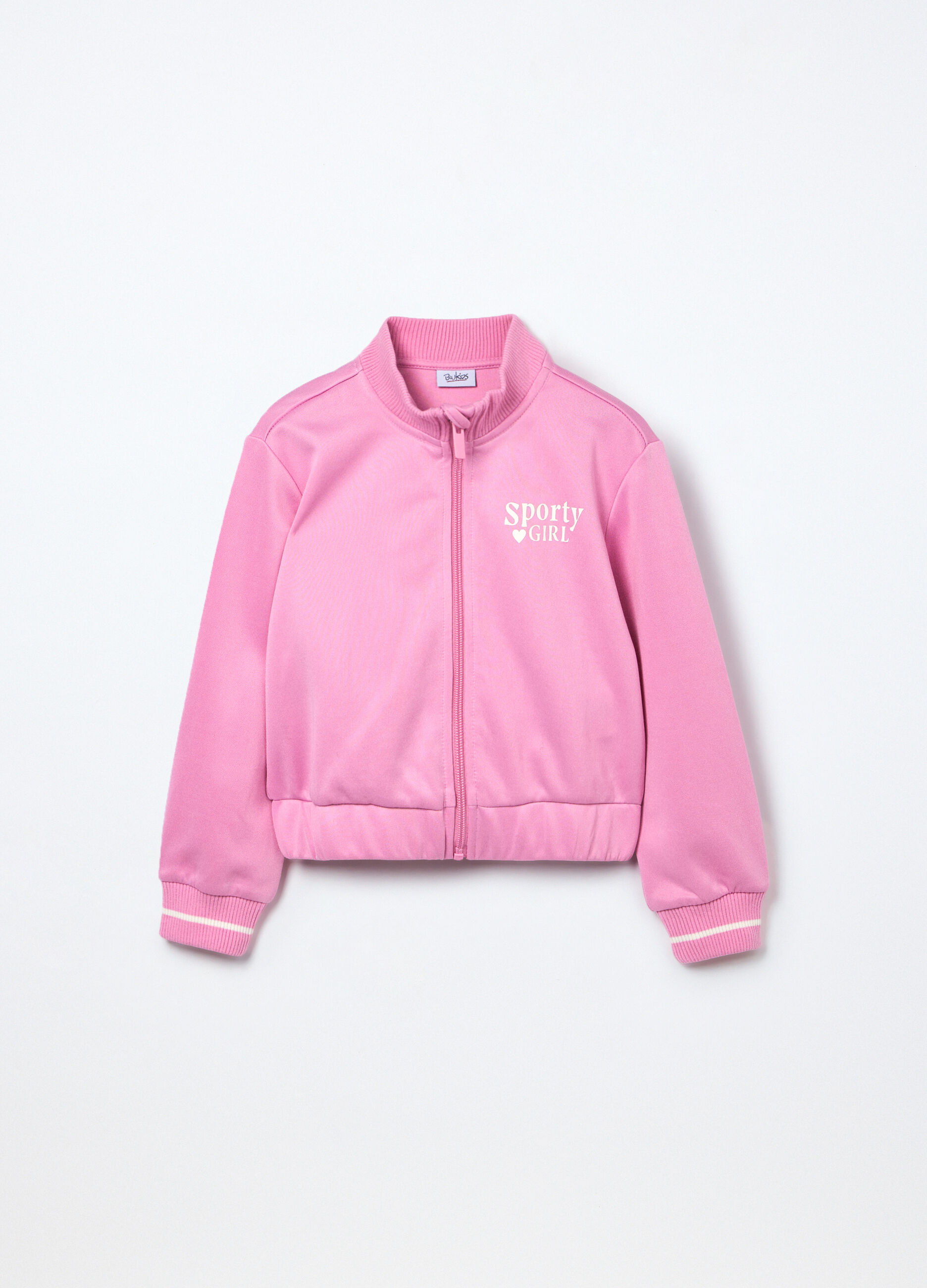 Felpa full zip bambina_0