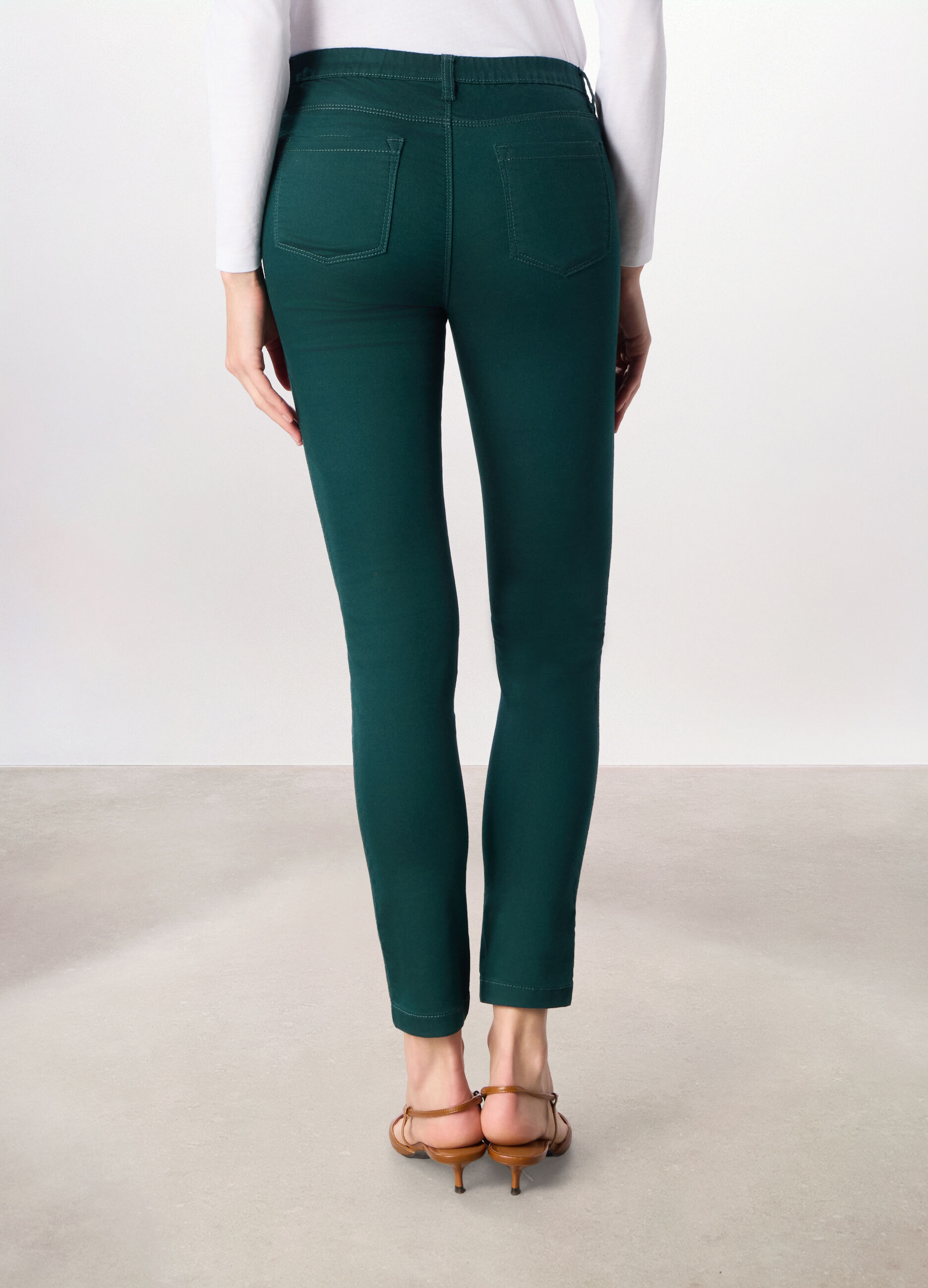 Treggings misto cotone donna_1
