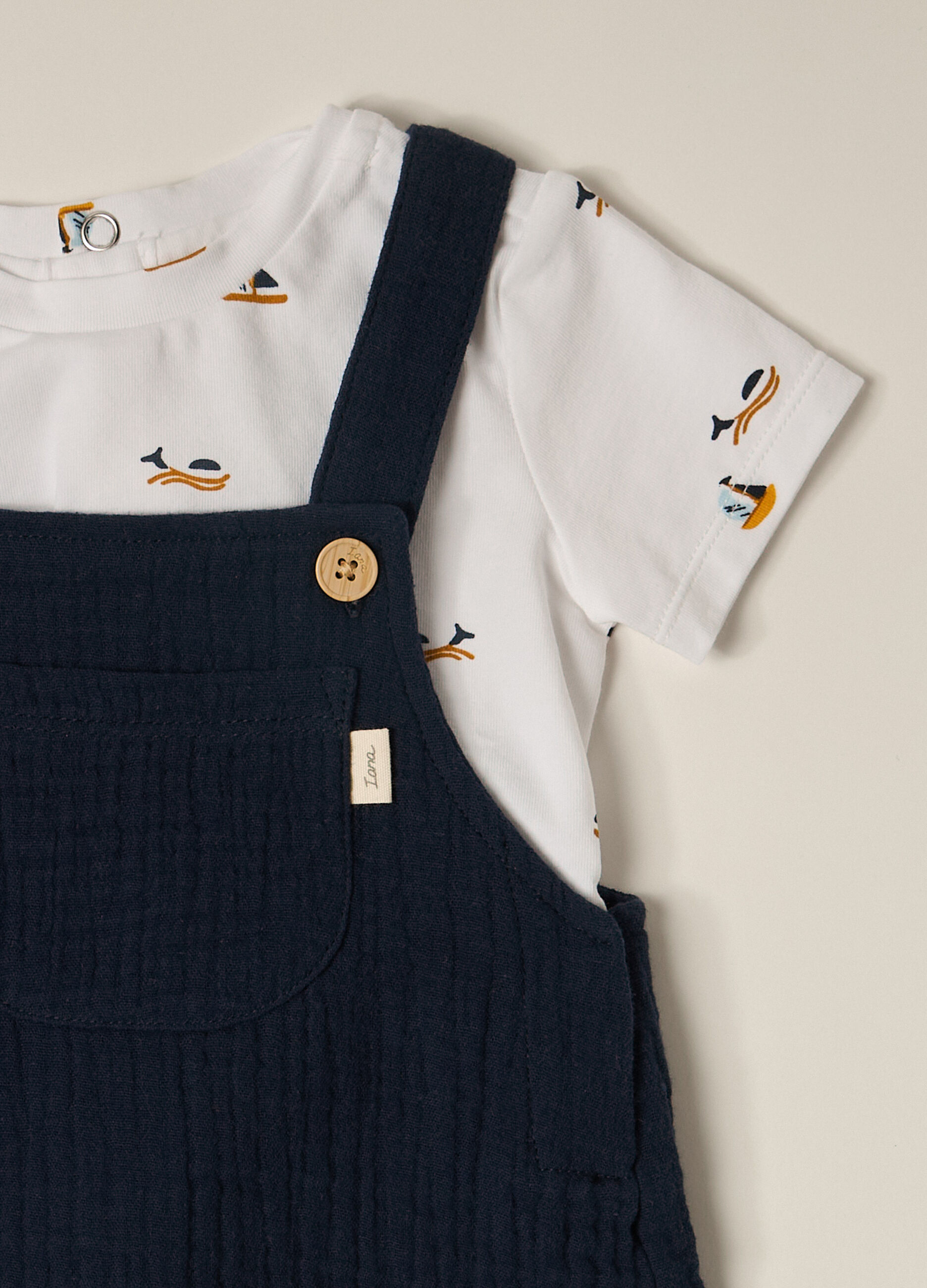 Set in cotone stretch IANA neonato_1