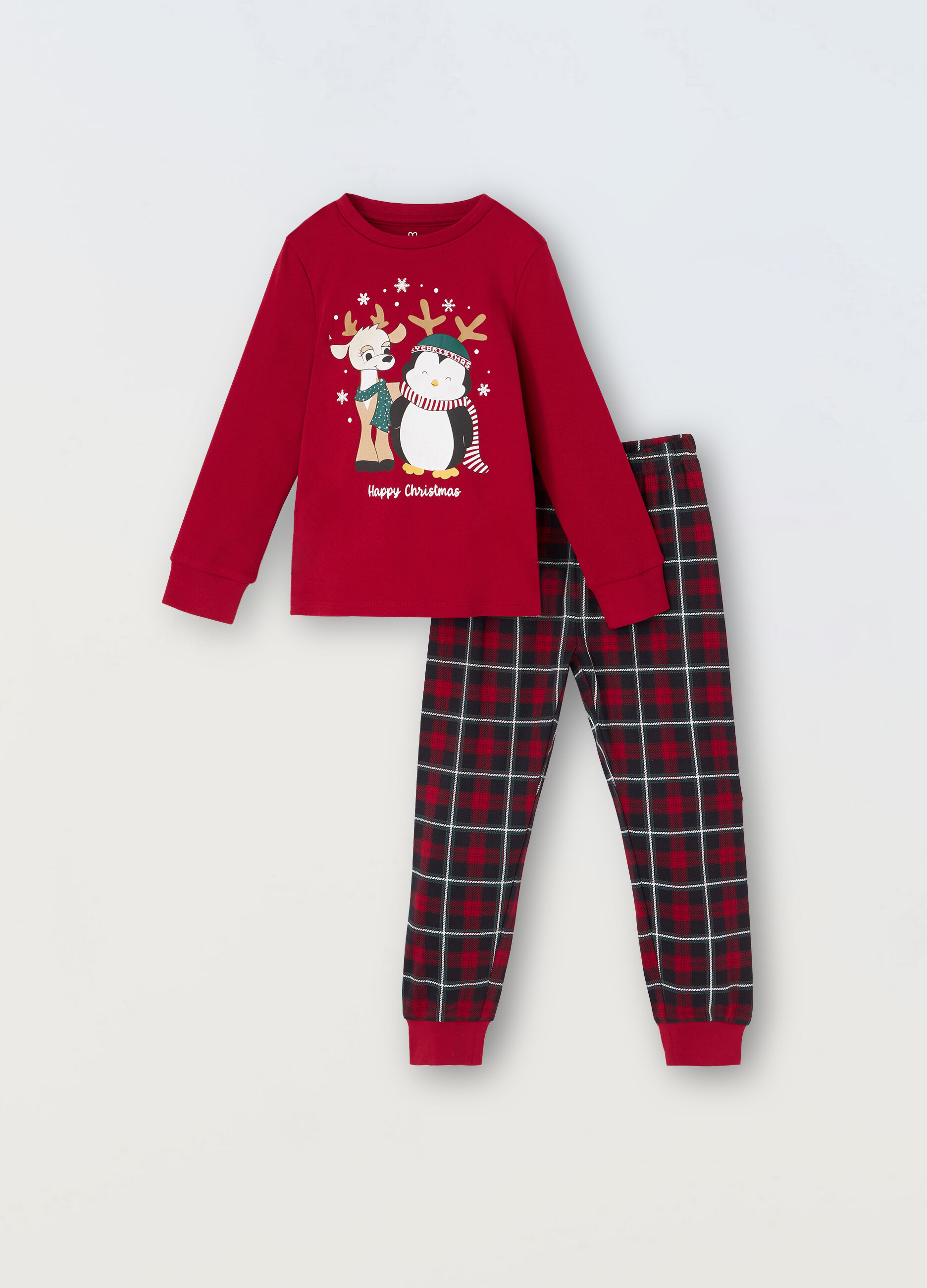 Set pigiama in puro cotone bambina_0