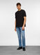 Jeans slim fit in denim stretch lavato uomo_0