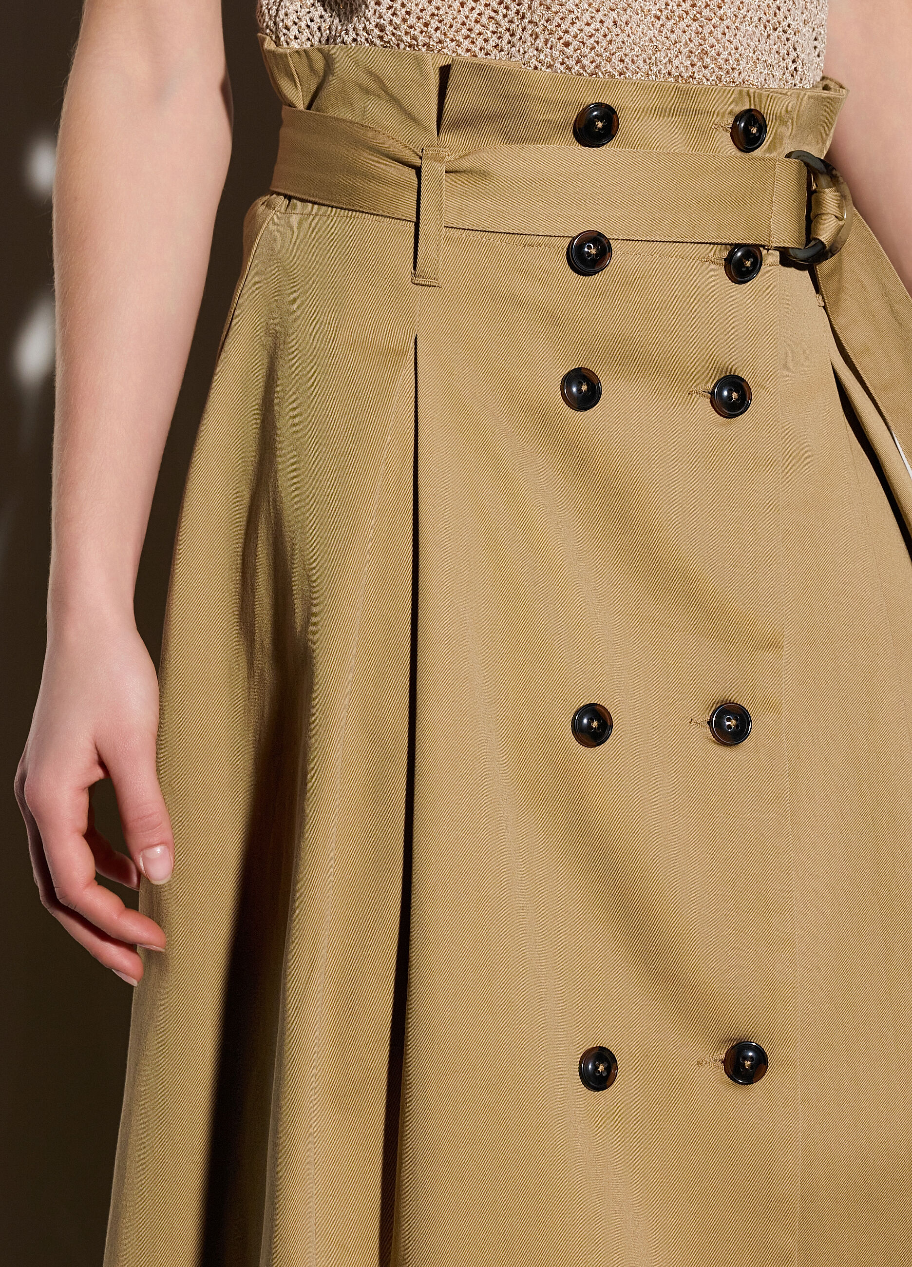 Gonna lunga in puro cotone donna_3