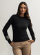 Maglia Fitted girocollo rasata donna_0