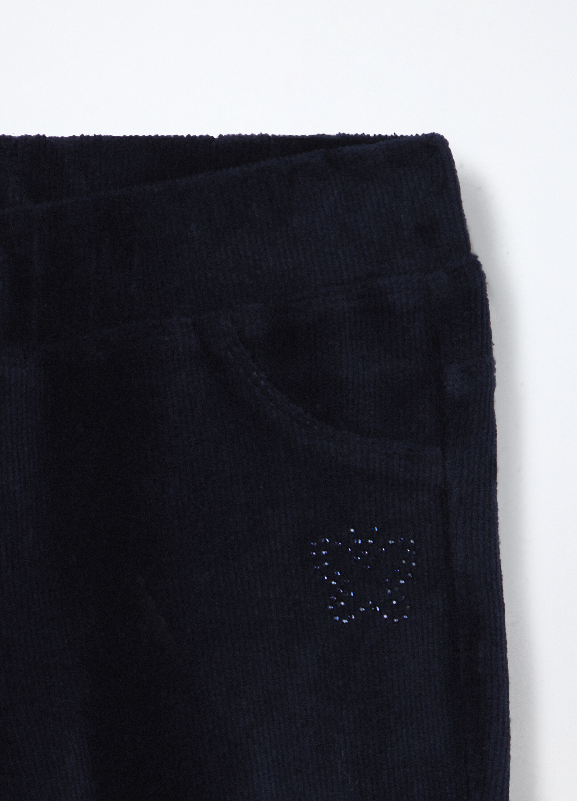 Treggings in costina velour bambina_2