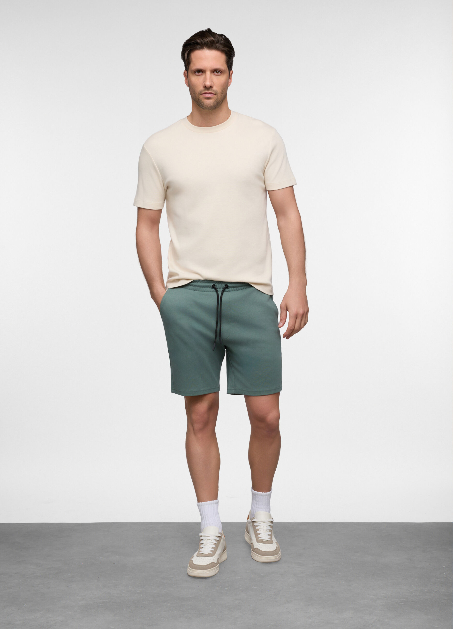 Short in interlock di cotone uomo_0