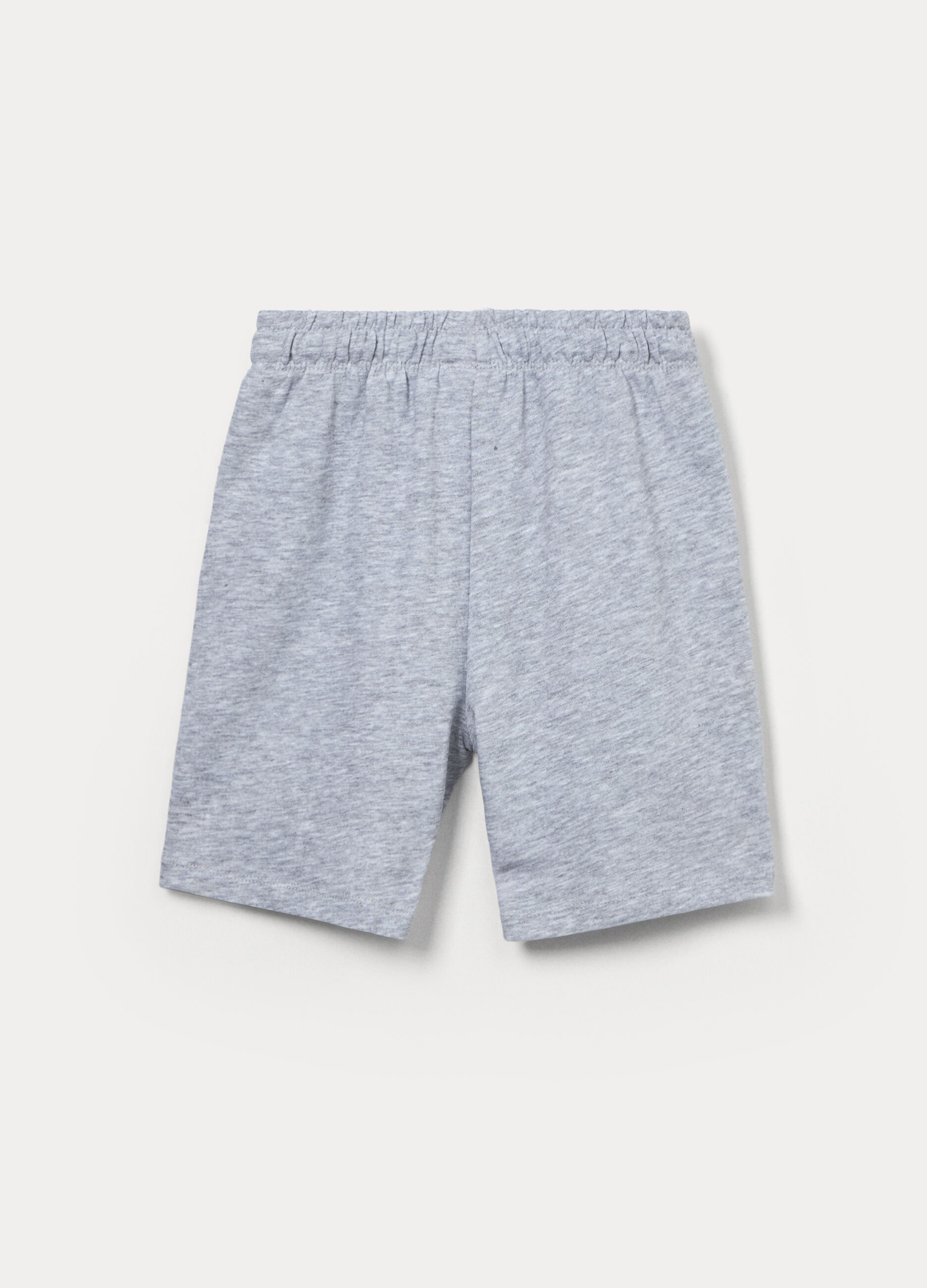 Shorts in french terry di misto cotone ragazza_1