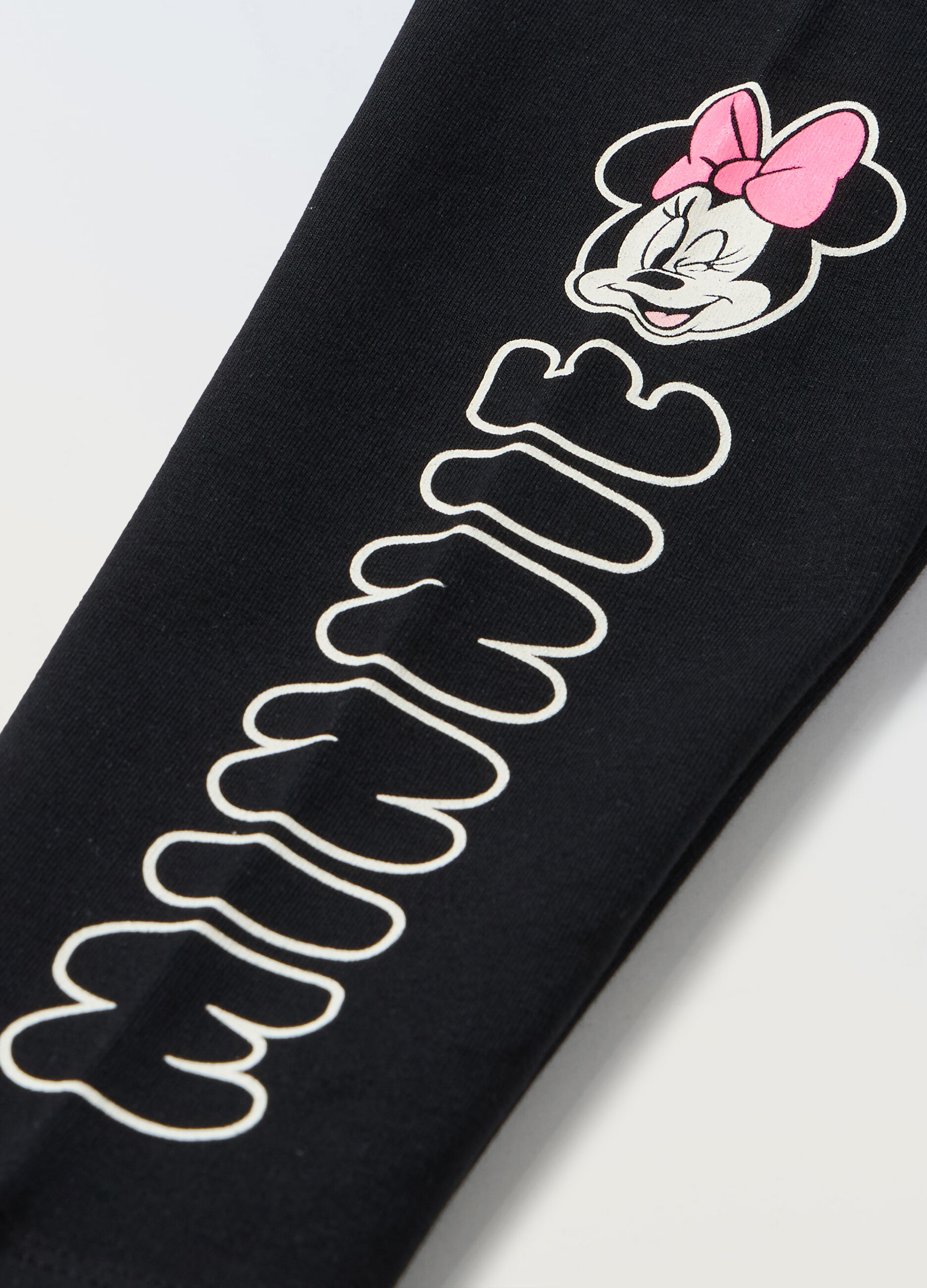 Leggings Minnie in french terry stretch bambina_1