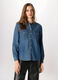 Camicia in denim di puro cotone donna_0